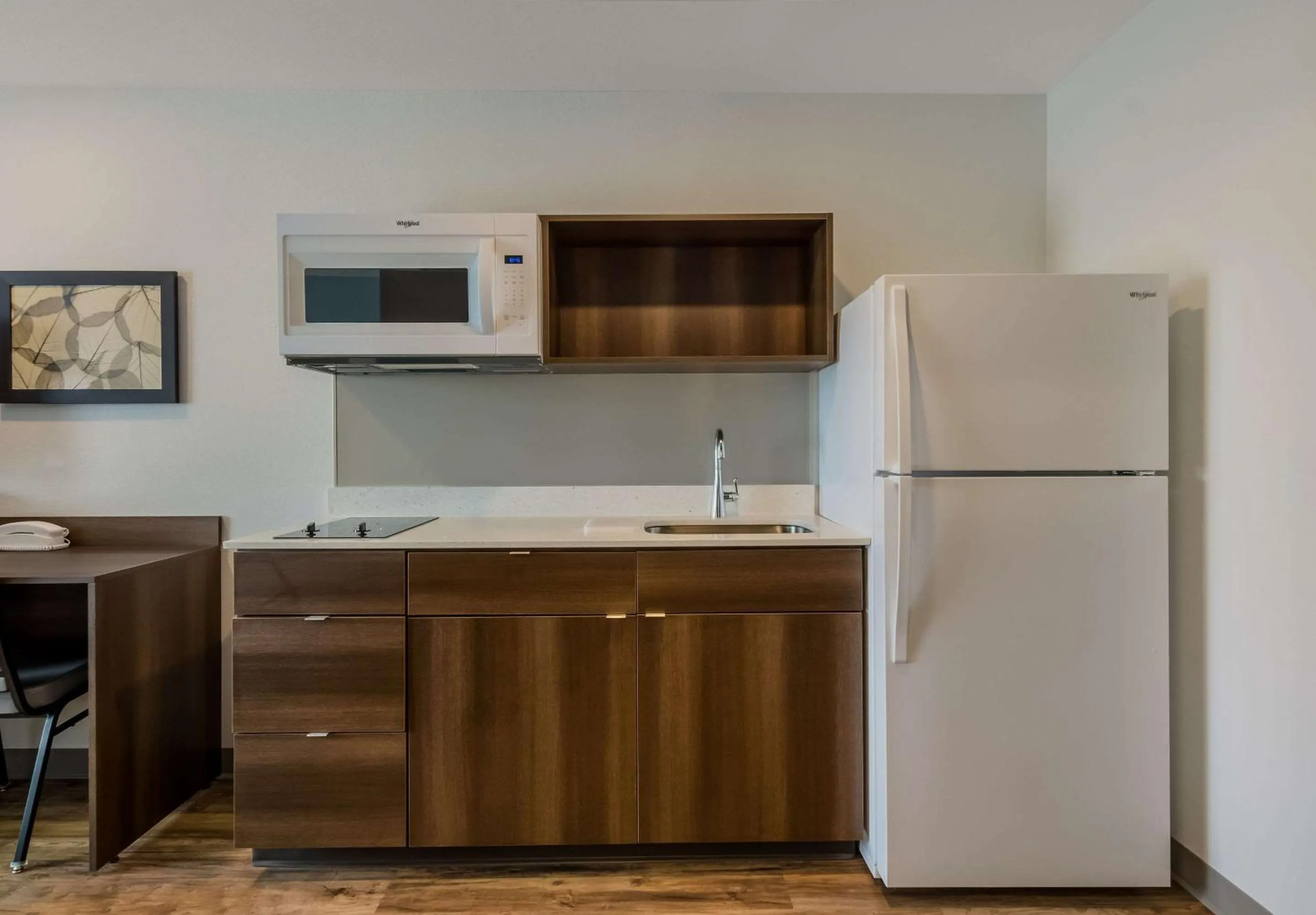 Kitchen or kitchenette in WoodSpring Suites Roanoke
