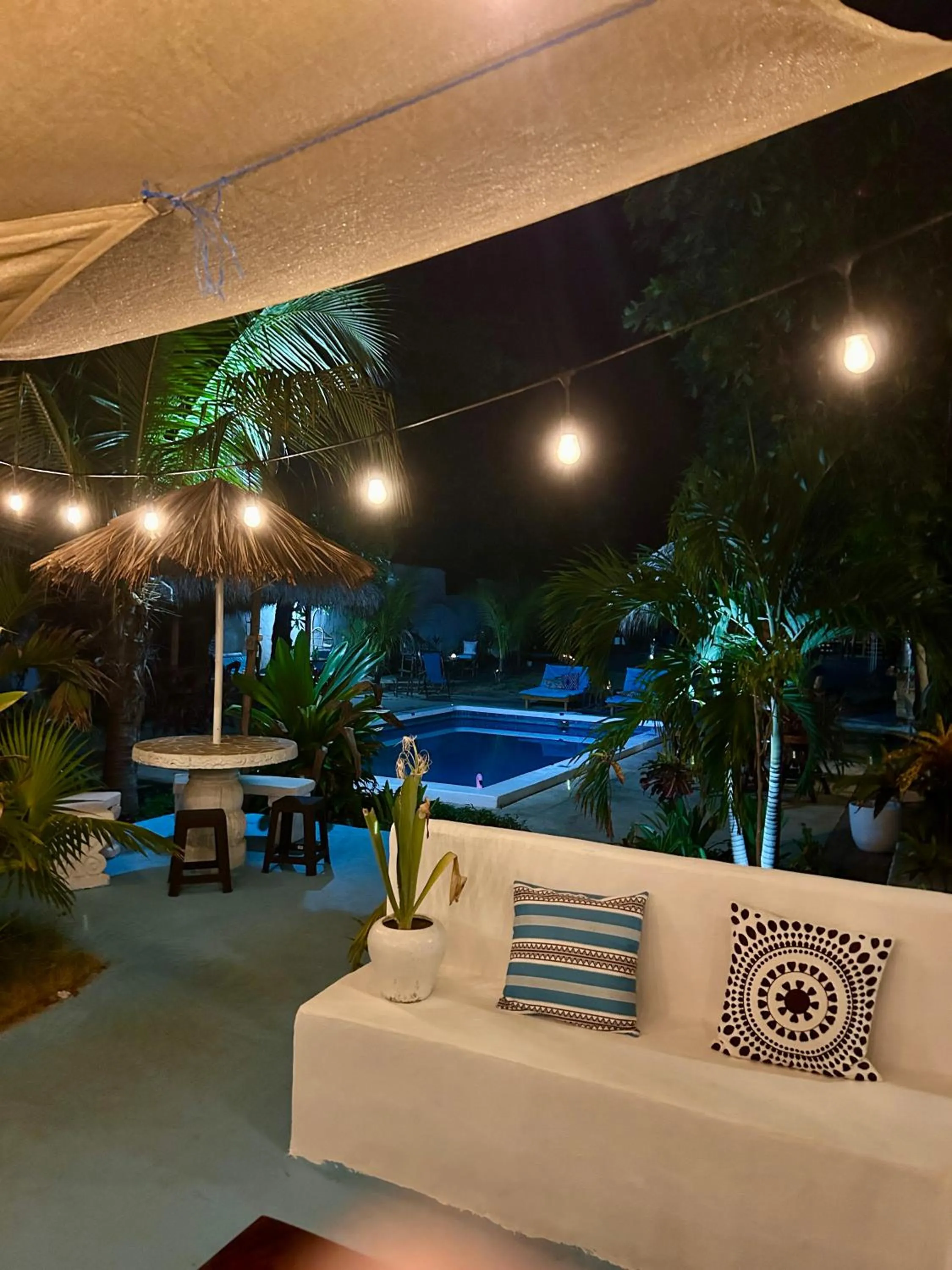 Patio in Hotel Tranquilo