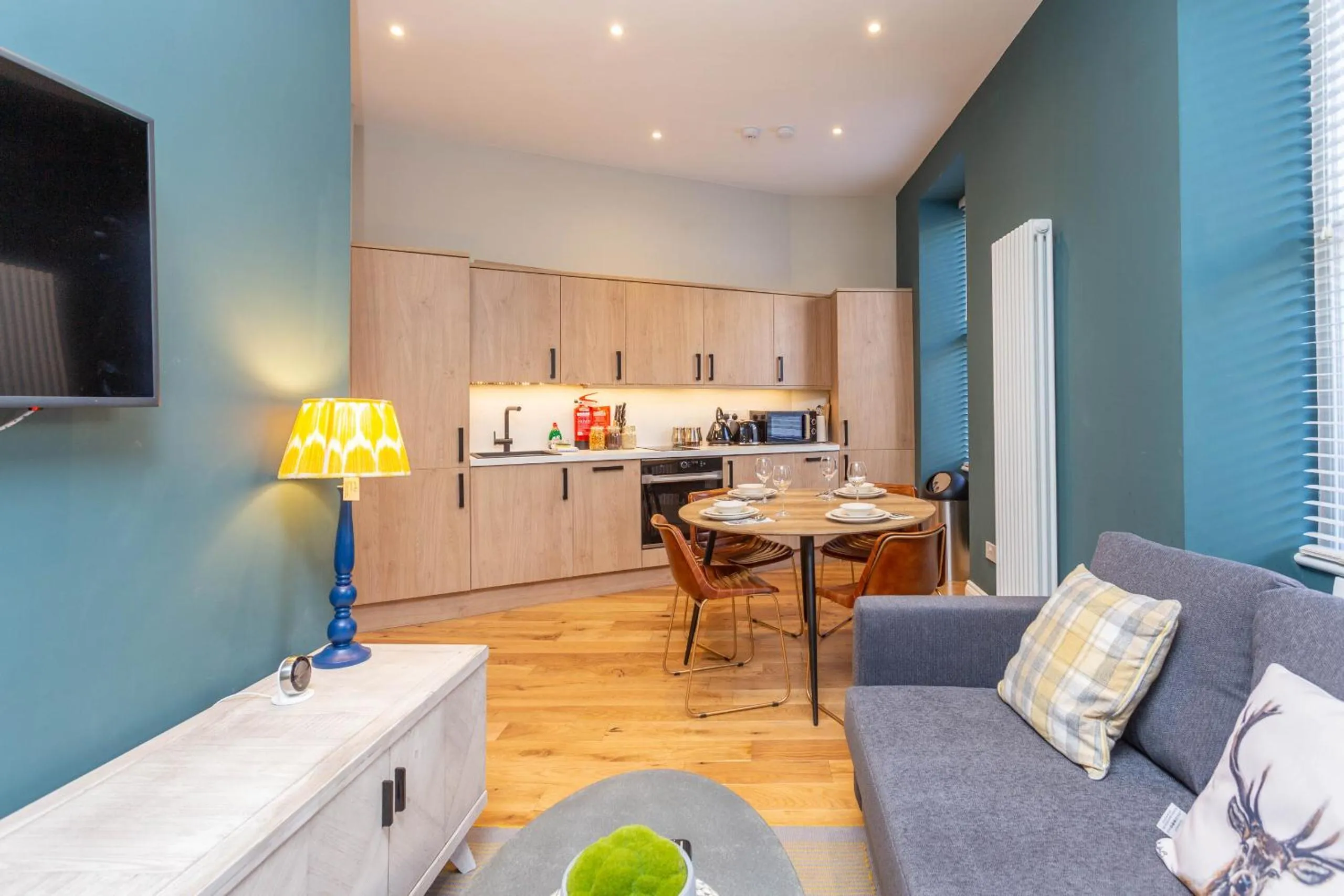 Living room in Royal 2bed apartment City Center