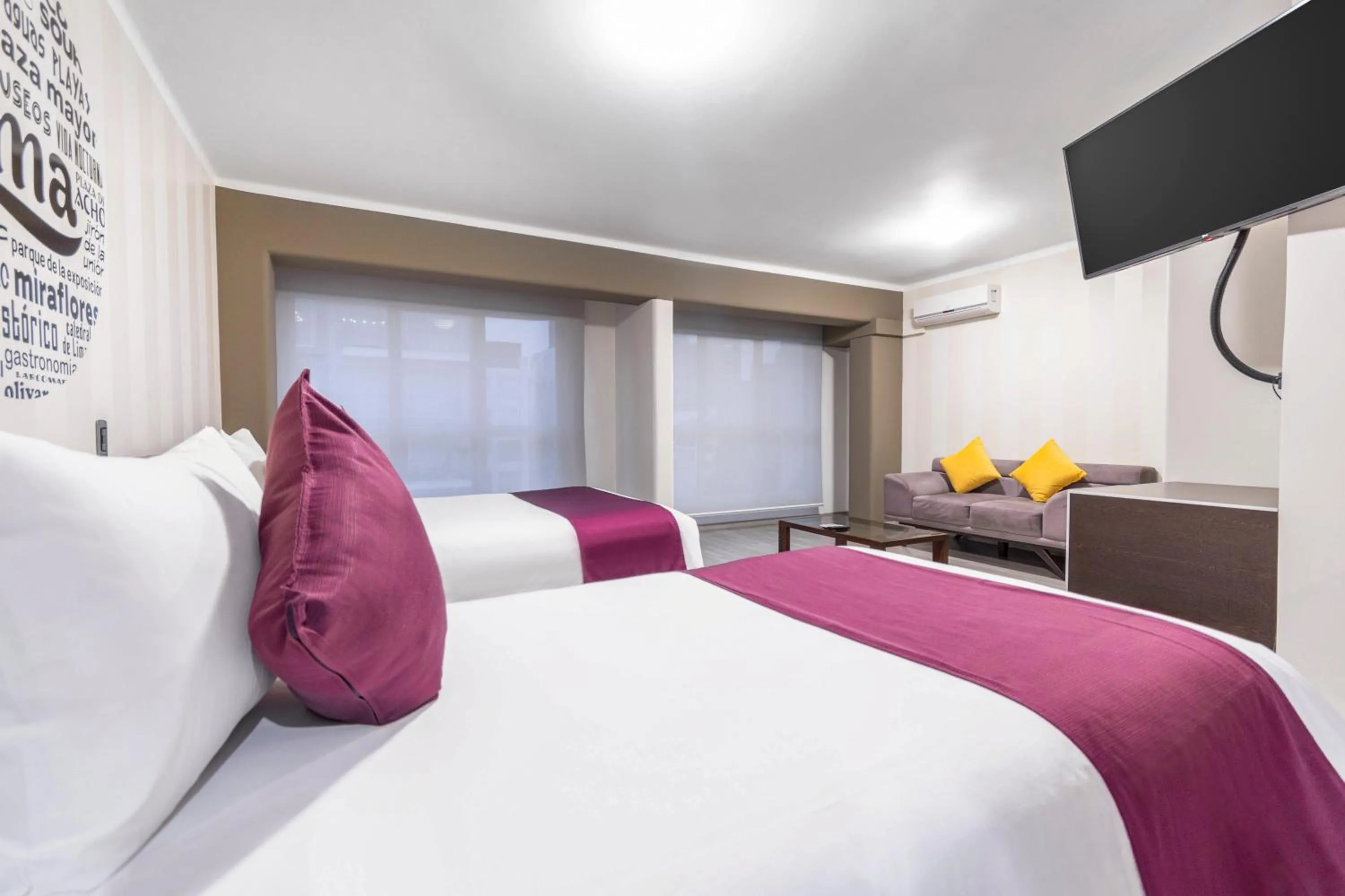 Bedroom, Bed in Hotel Andesmar