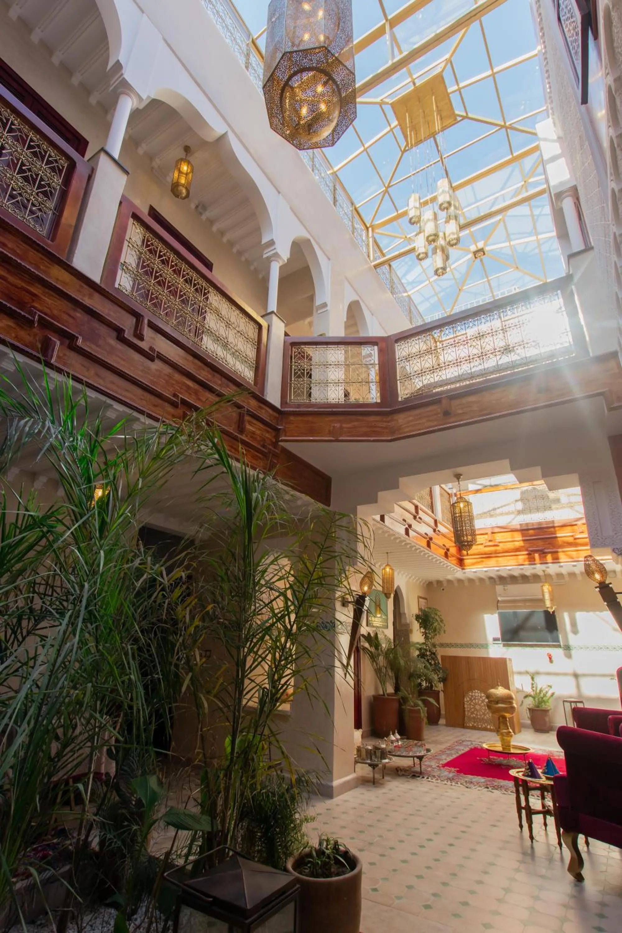 Decorative detail in RIAD MARRAKECH DOORS