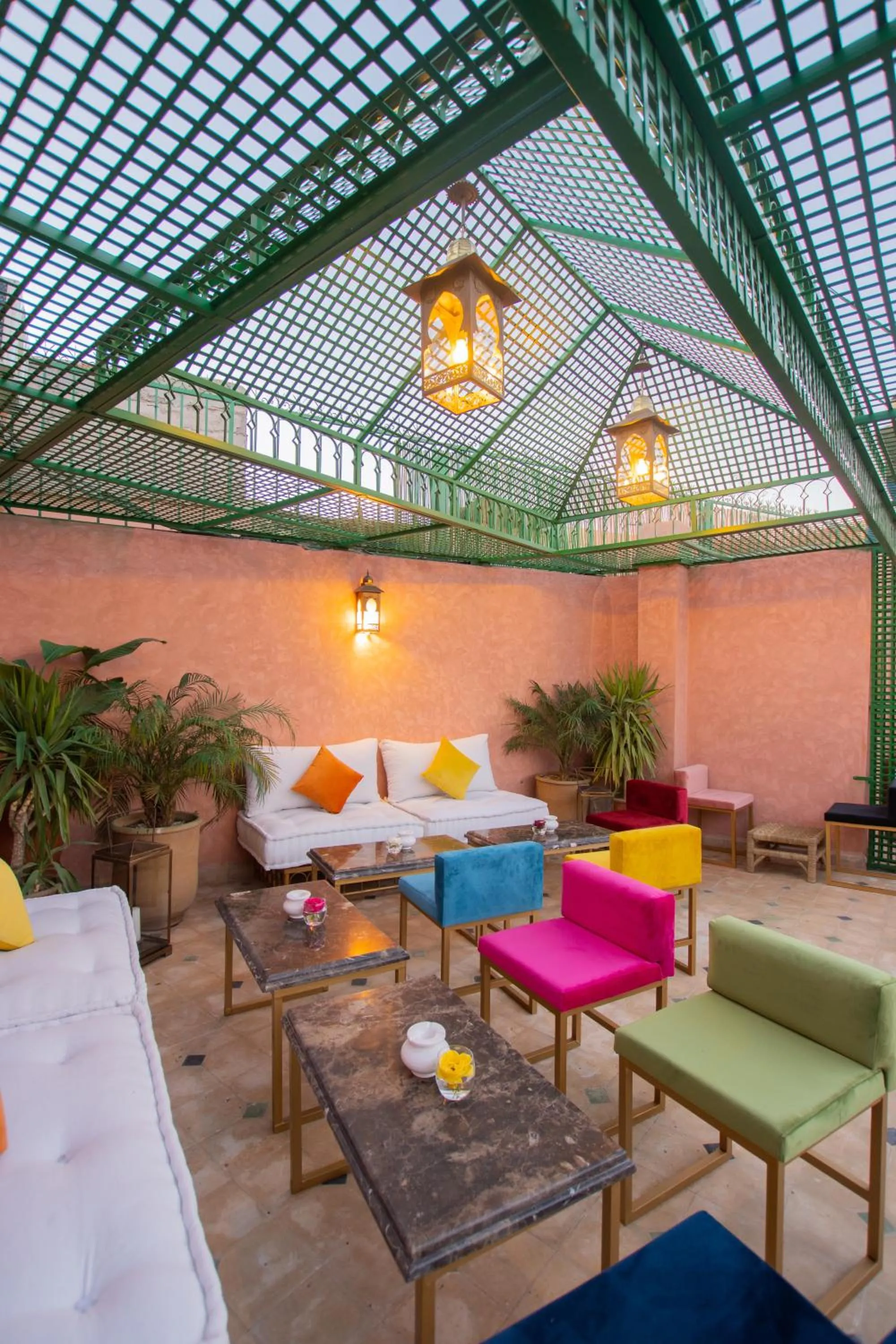 Balcony/Terrace in RIAD MARRAKECH DOORS