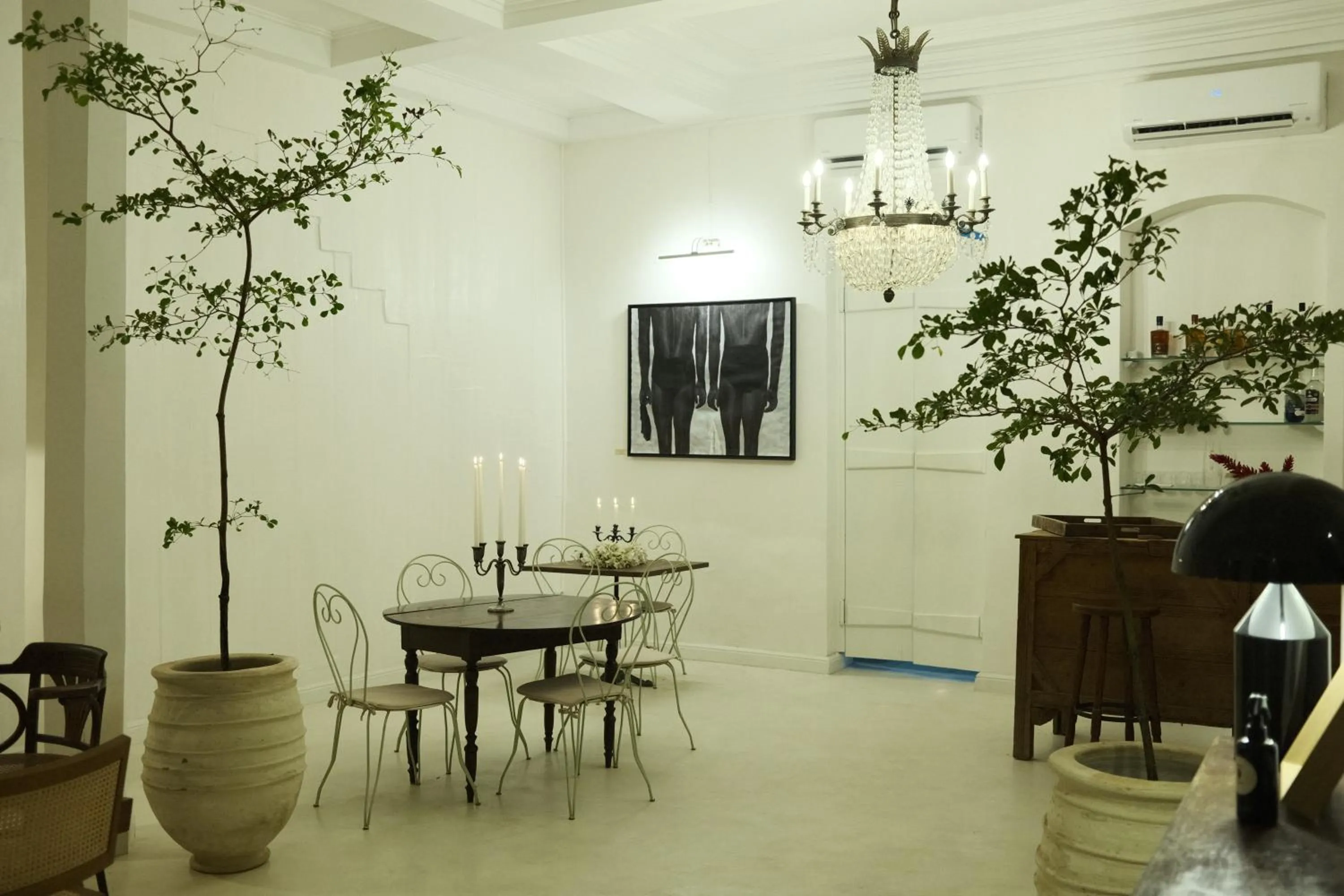 Living room in Maison Victoire, boutique hôtel - Pointe-à-Pitre