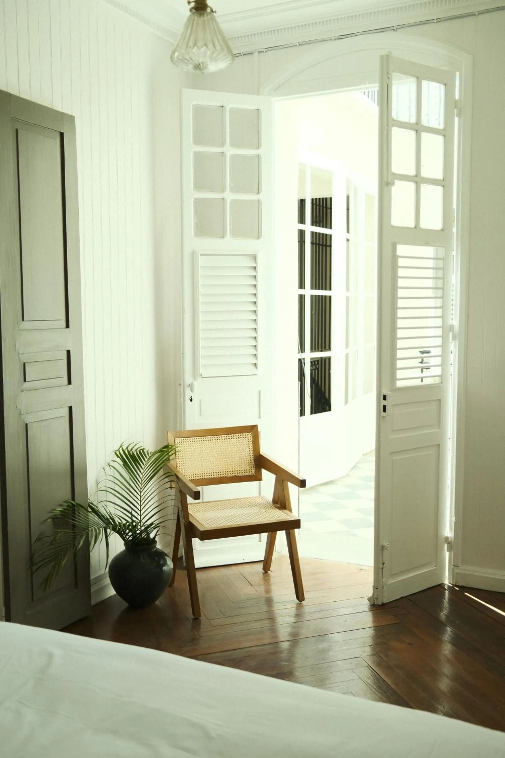 Photo of the whole room, Bed in Maison Victoire, boutique hôtel - Pointe-à-Pitre
