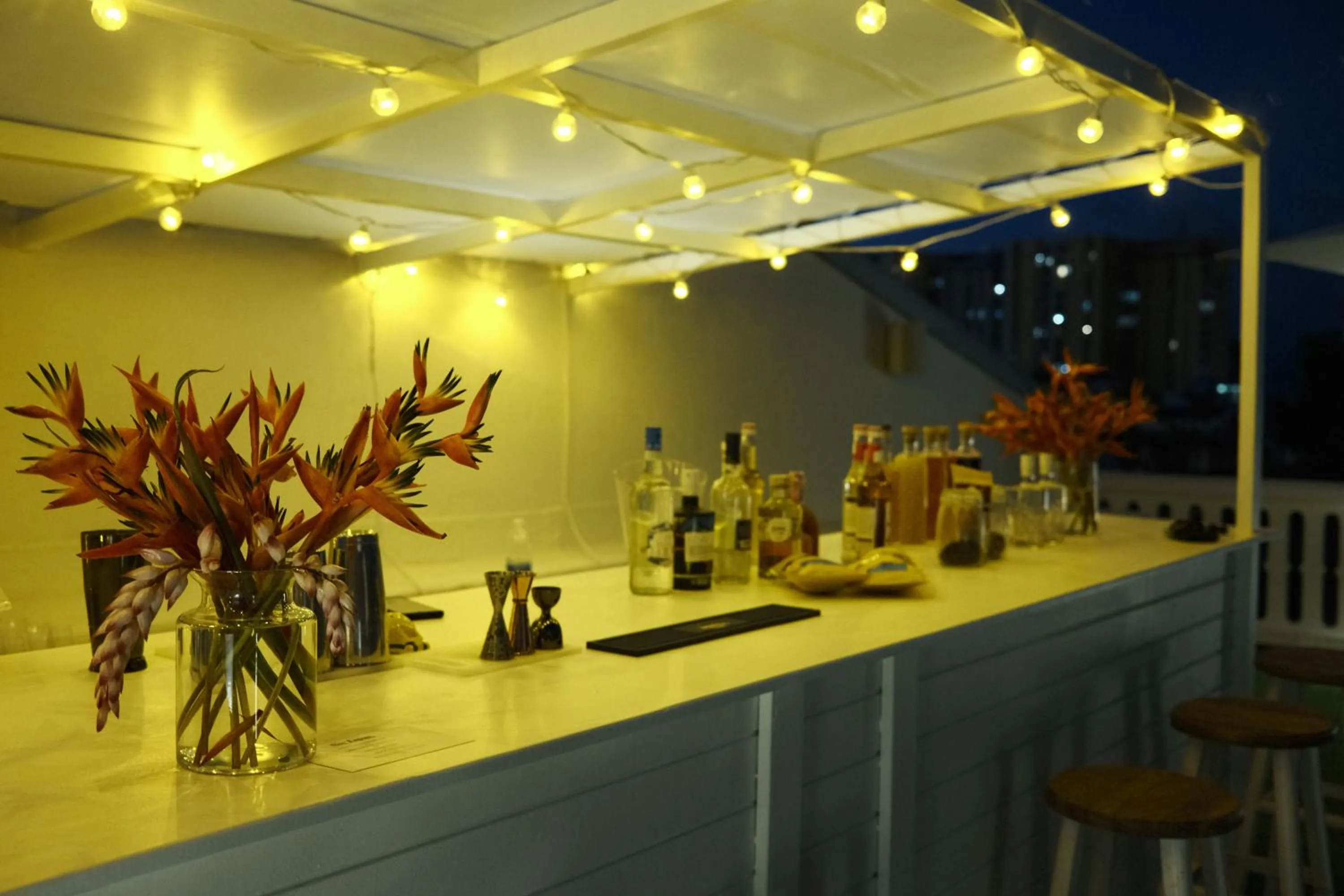 Lounge or bar in Maison Victoire, boutique hôtel - Pointe-à-Pitre