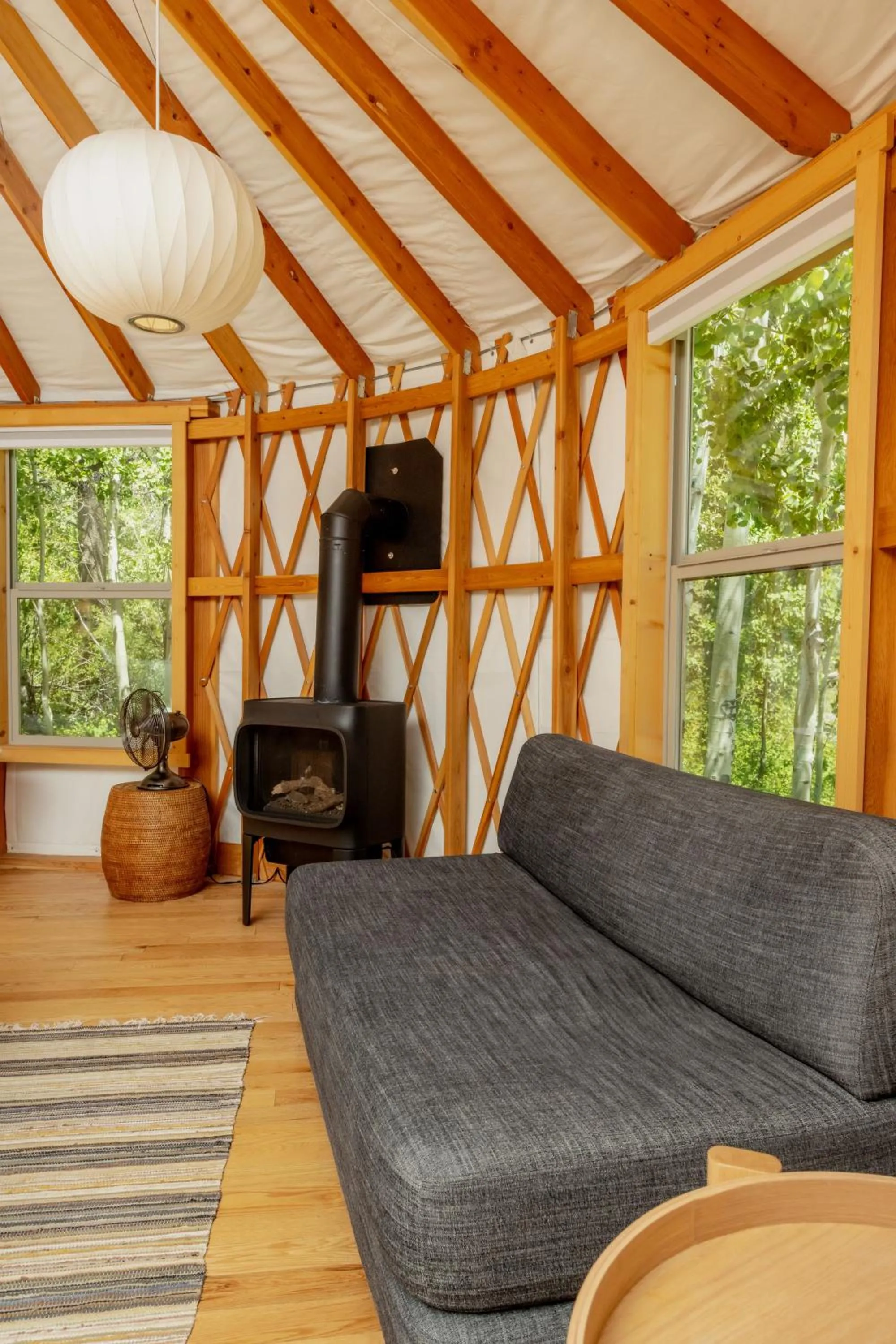 Seating area in Desolation Hotel Hope Valley
