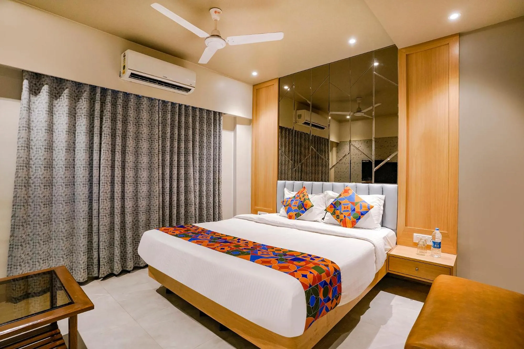 Bed in FabHotel Springs Lodging