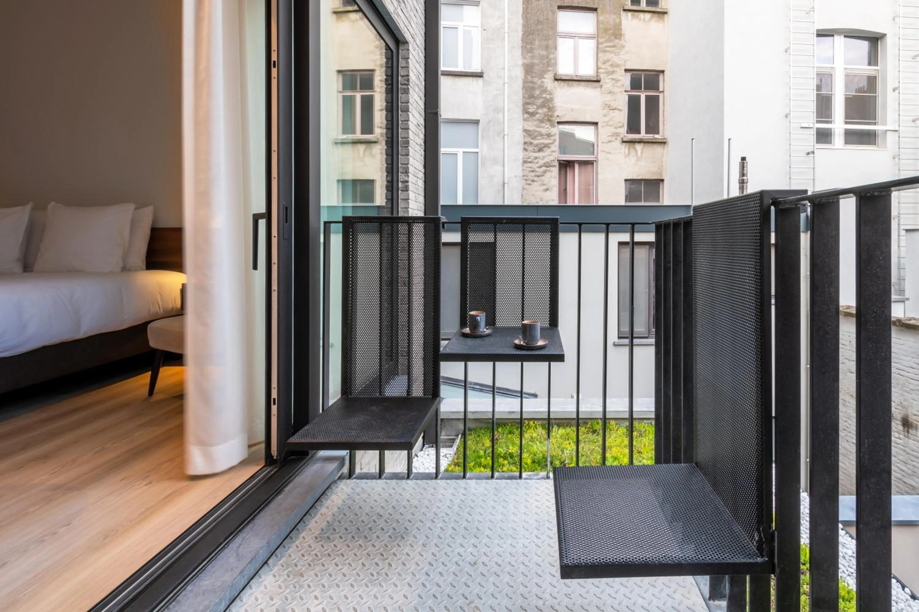 Balcony/Terrace, Bed in ONE TWO FOUR - Hotel & Spa