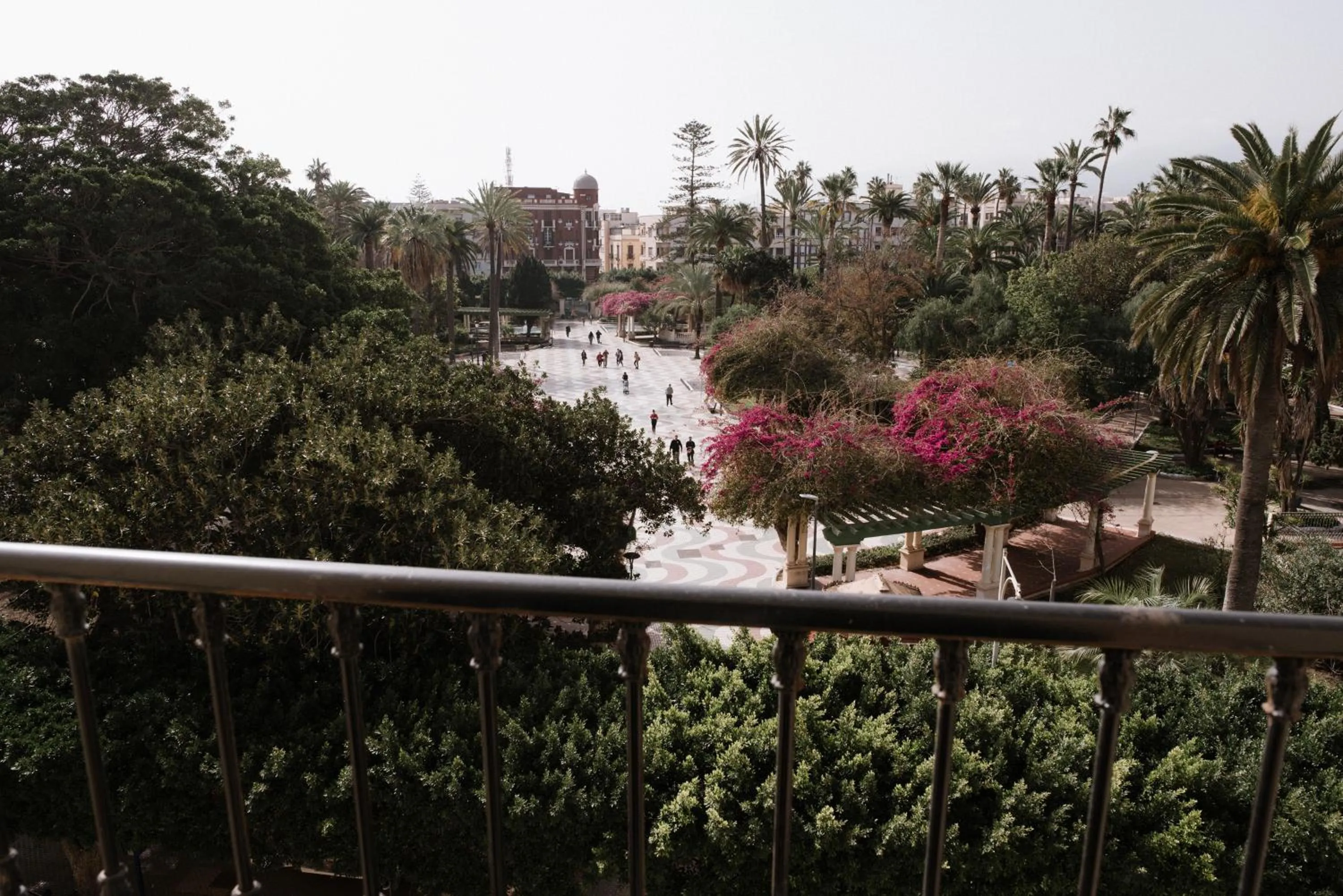 Garden view in Hotel Melilla Centro