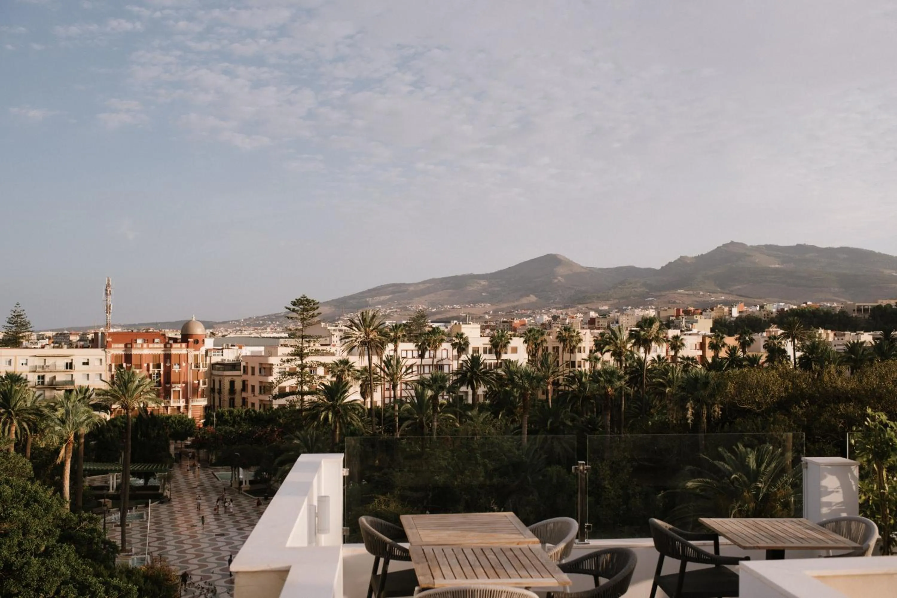 Balcony/Terrace in Hotel Melilla Centro