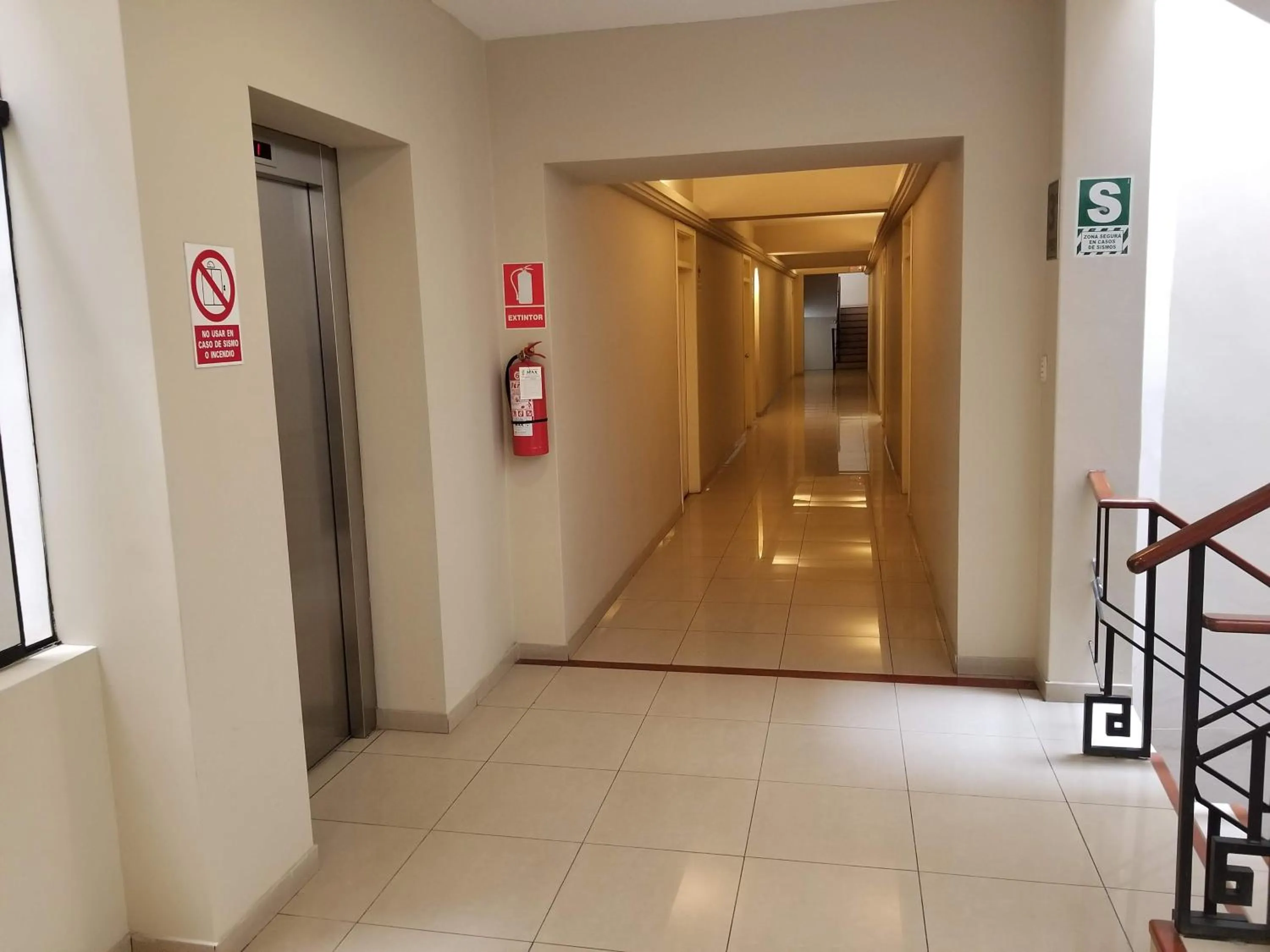 elevator in Hotel El Brujo Centro Histórico