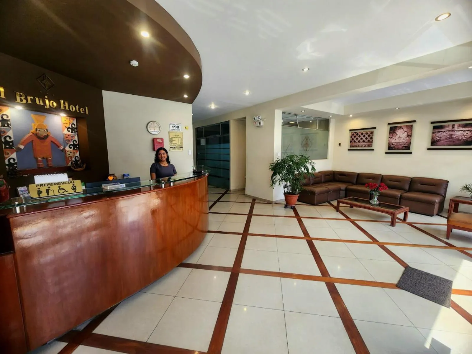 Lobby or reception in Hotel El Brujo Centro Histórico