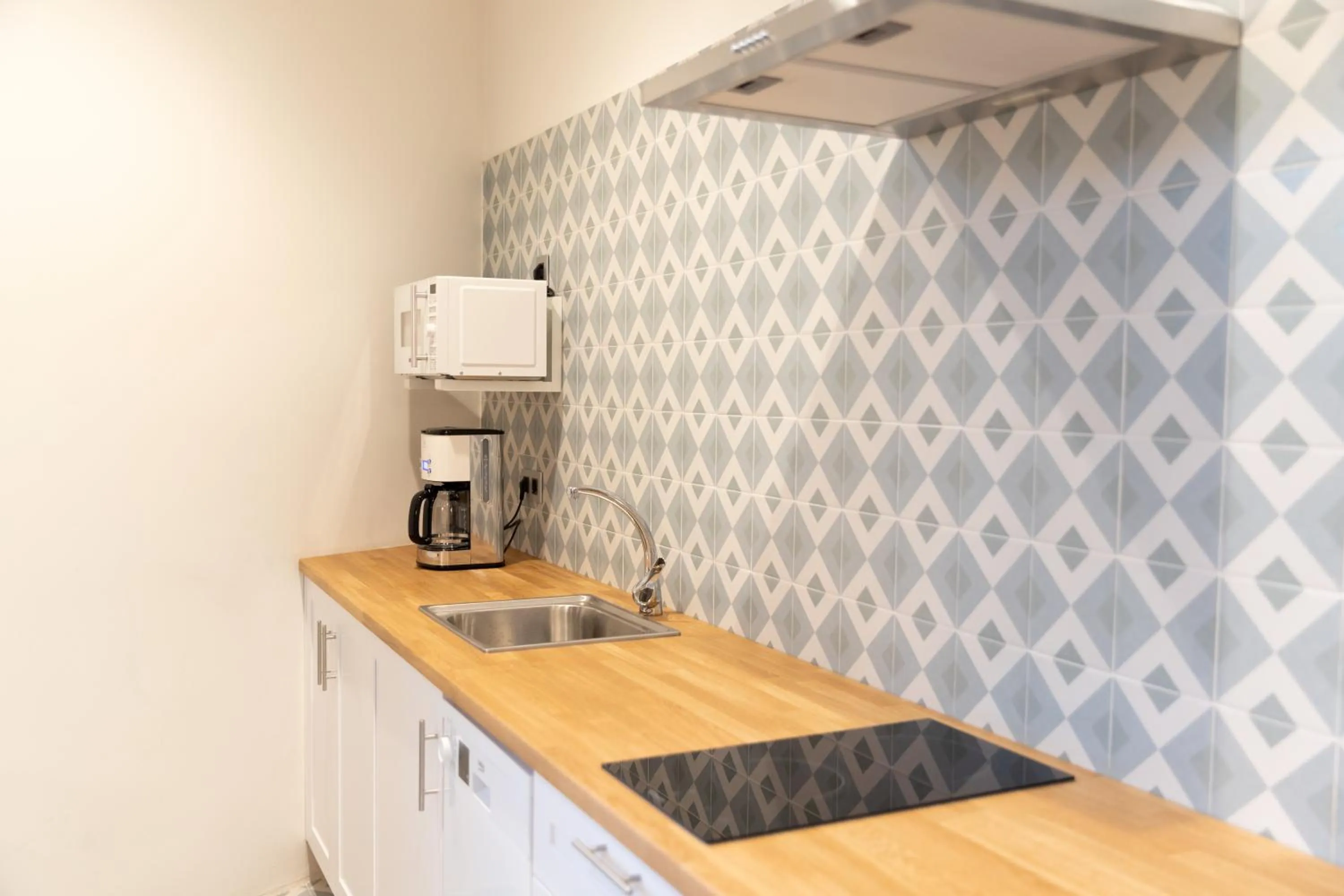 Kitchen or kitchenette in Hotel Casa da Luz