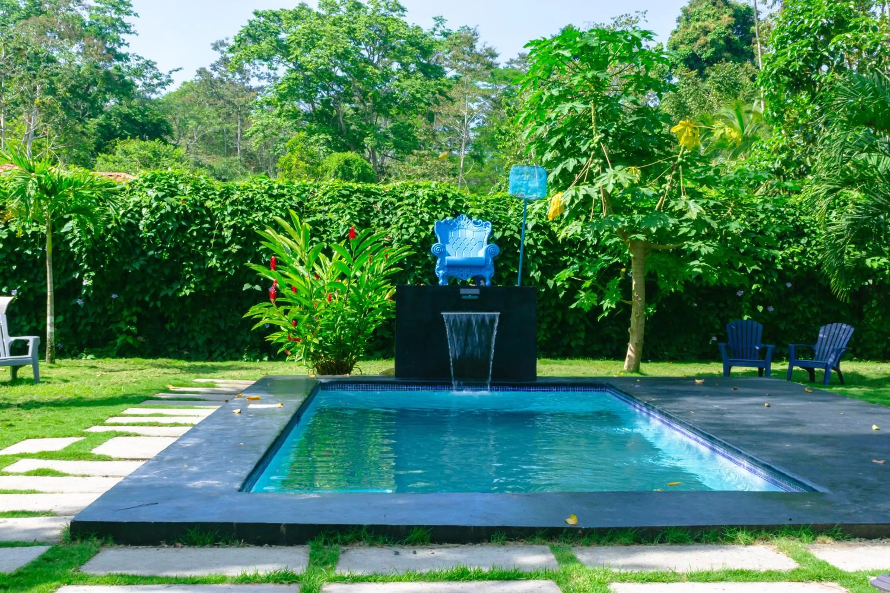 Pool view in Olivia del caribe suite