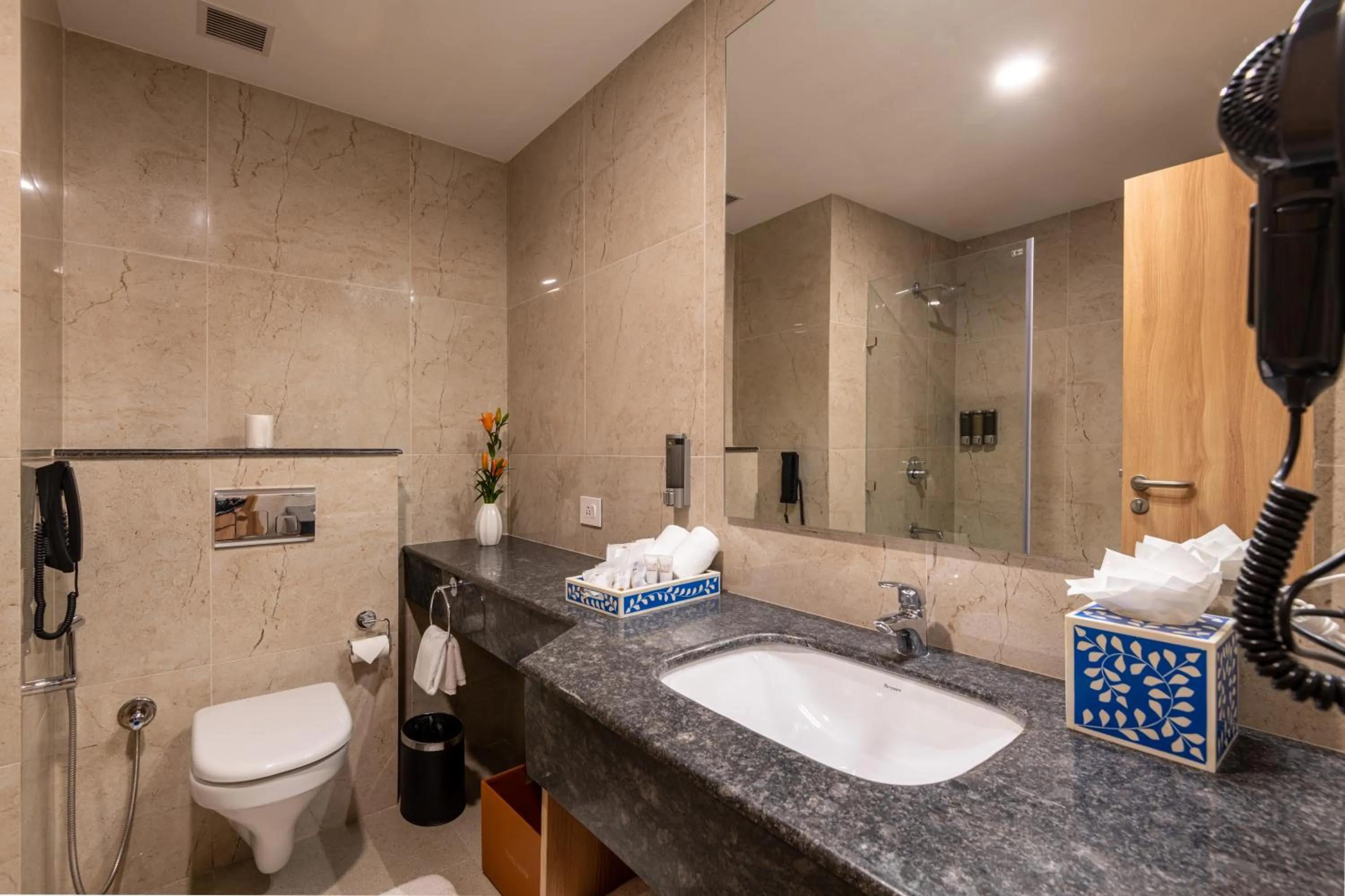 Bathroom in ExpoInn Suites and Convention