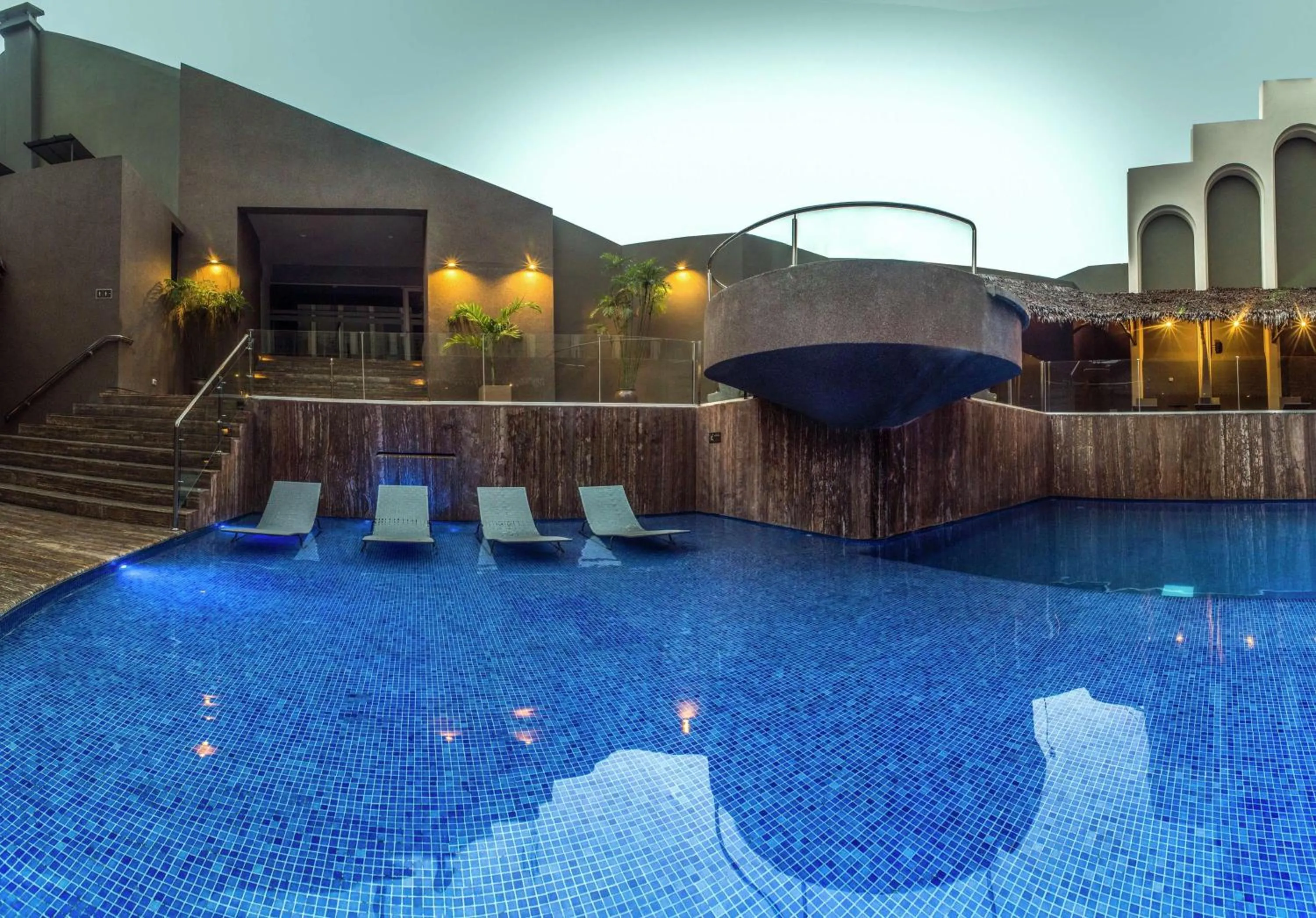 Pool view in Doubletree By Hilton Iquitos