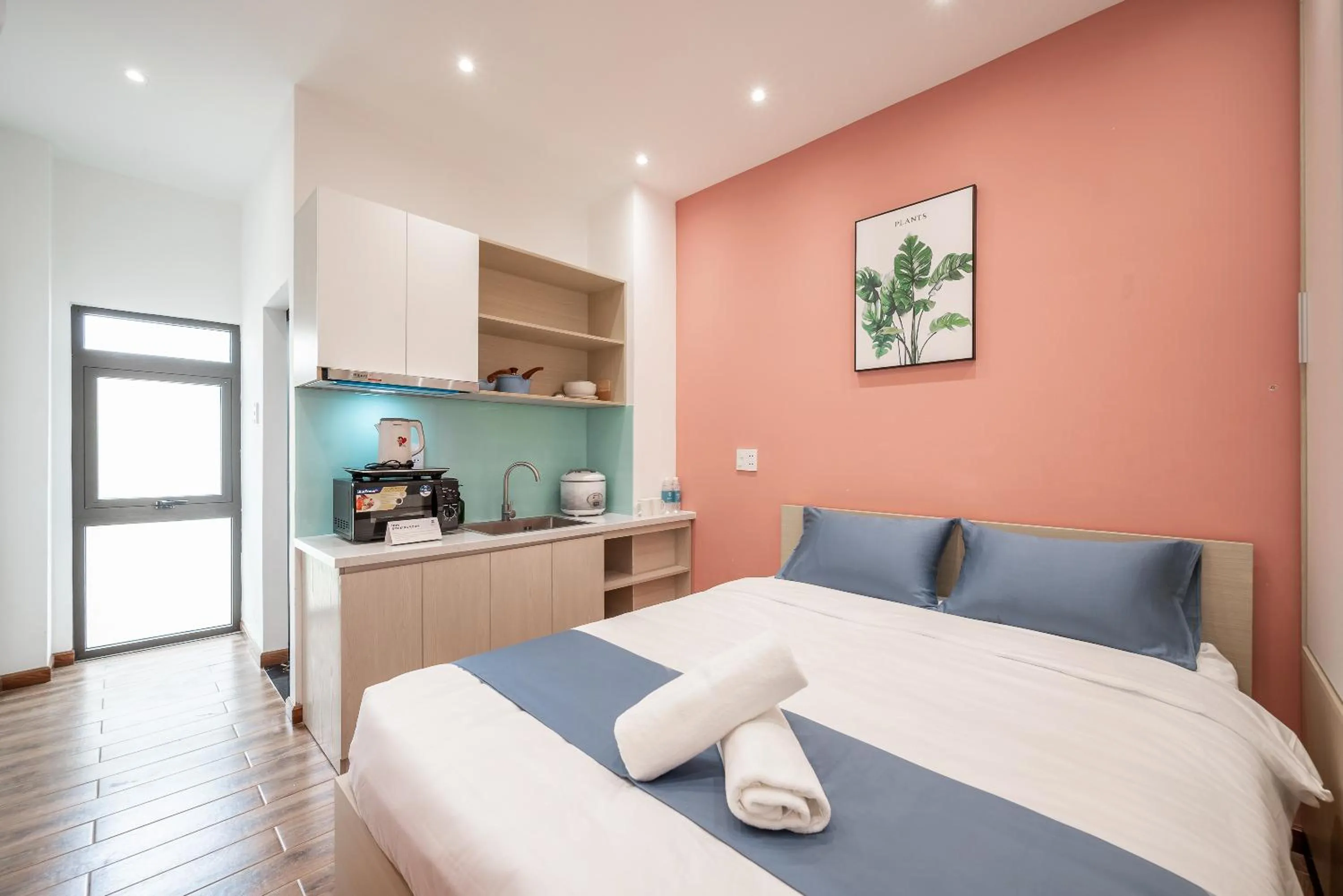 Bed in Cozrum Homes - Winter Corner