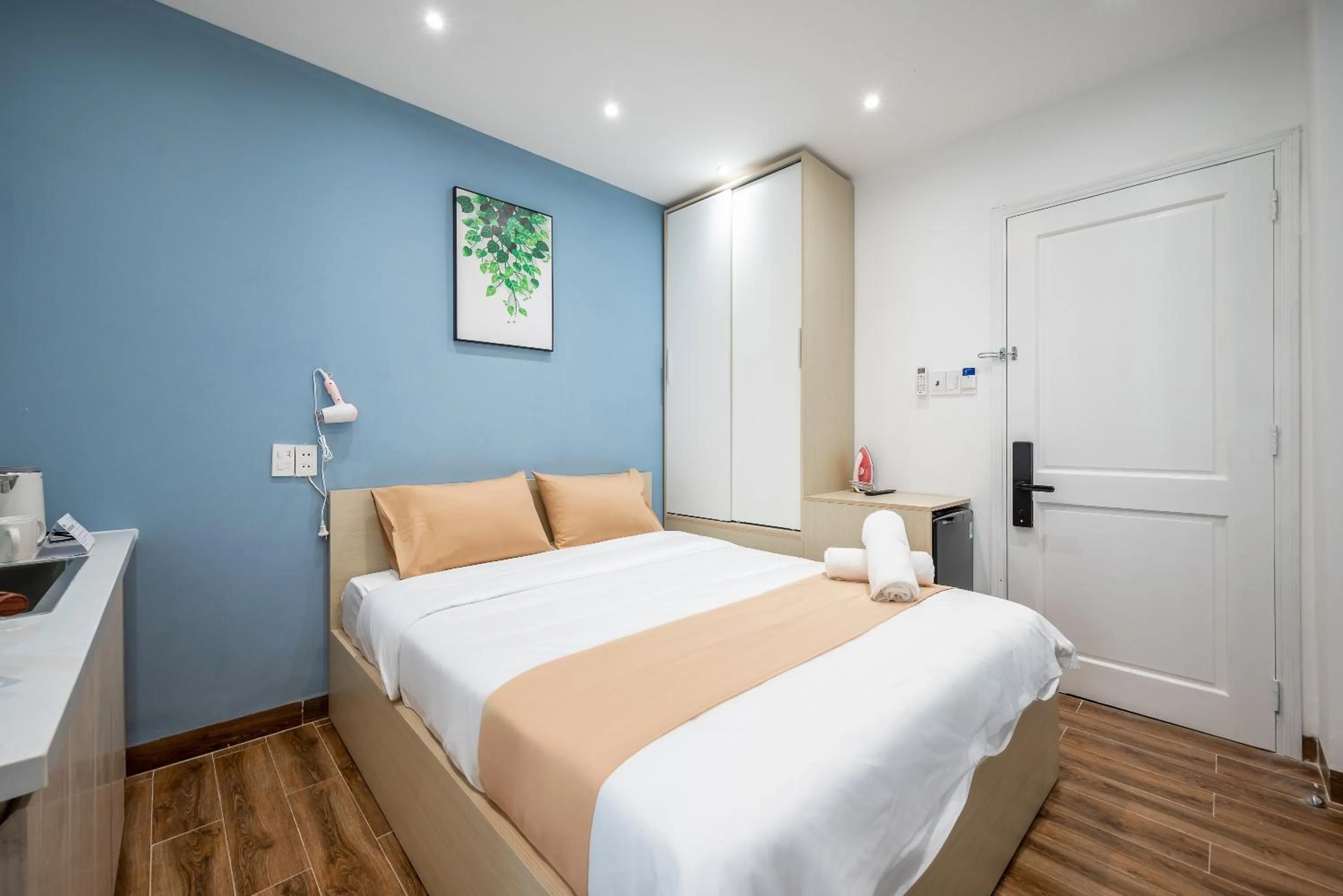 Bed in Cozrum Homes - Winter Corner