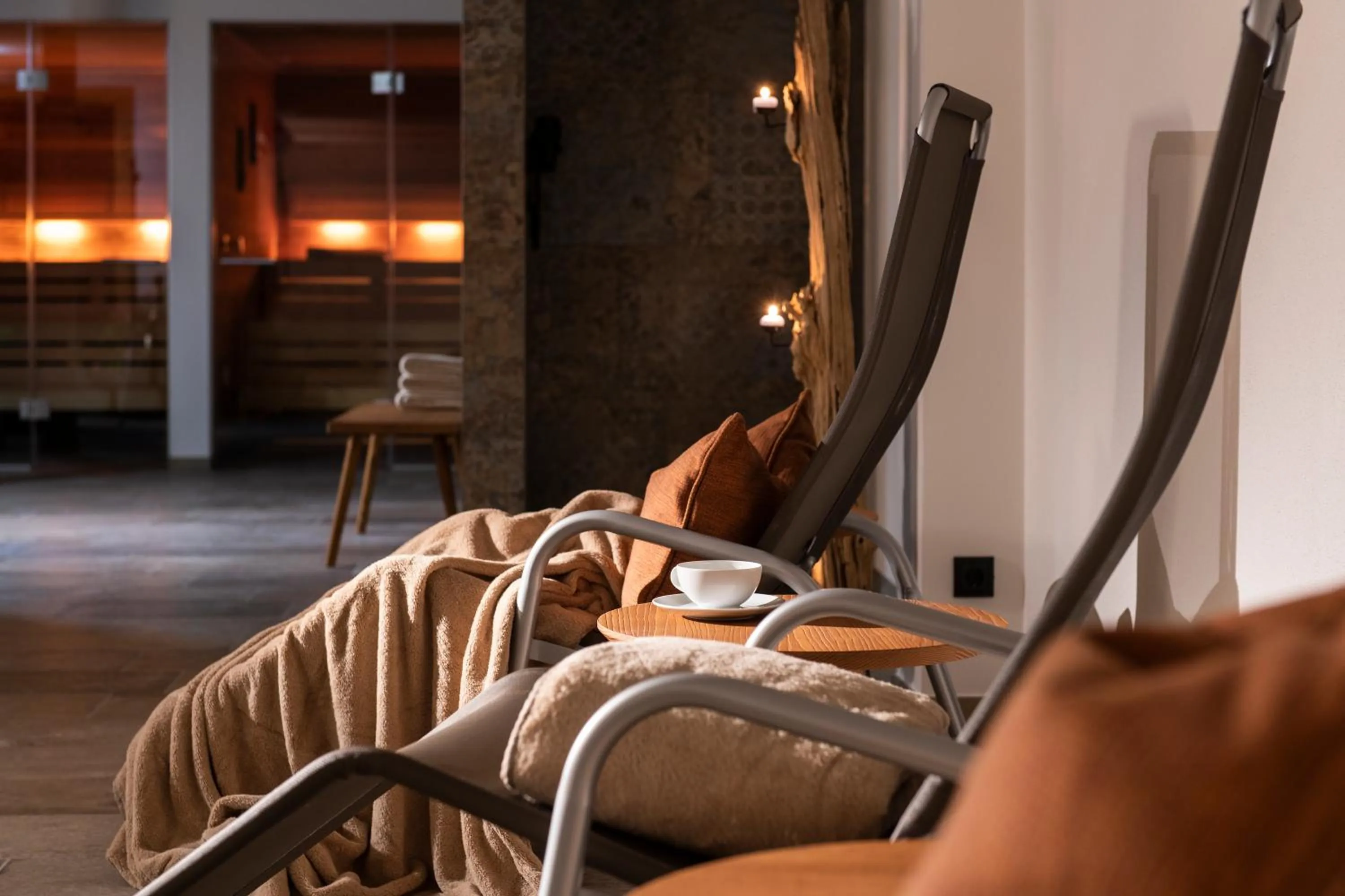 Sauna in Hotel Grünerhof