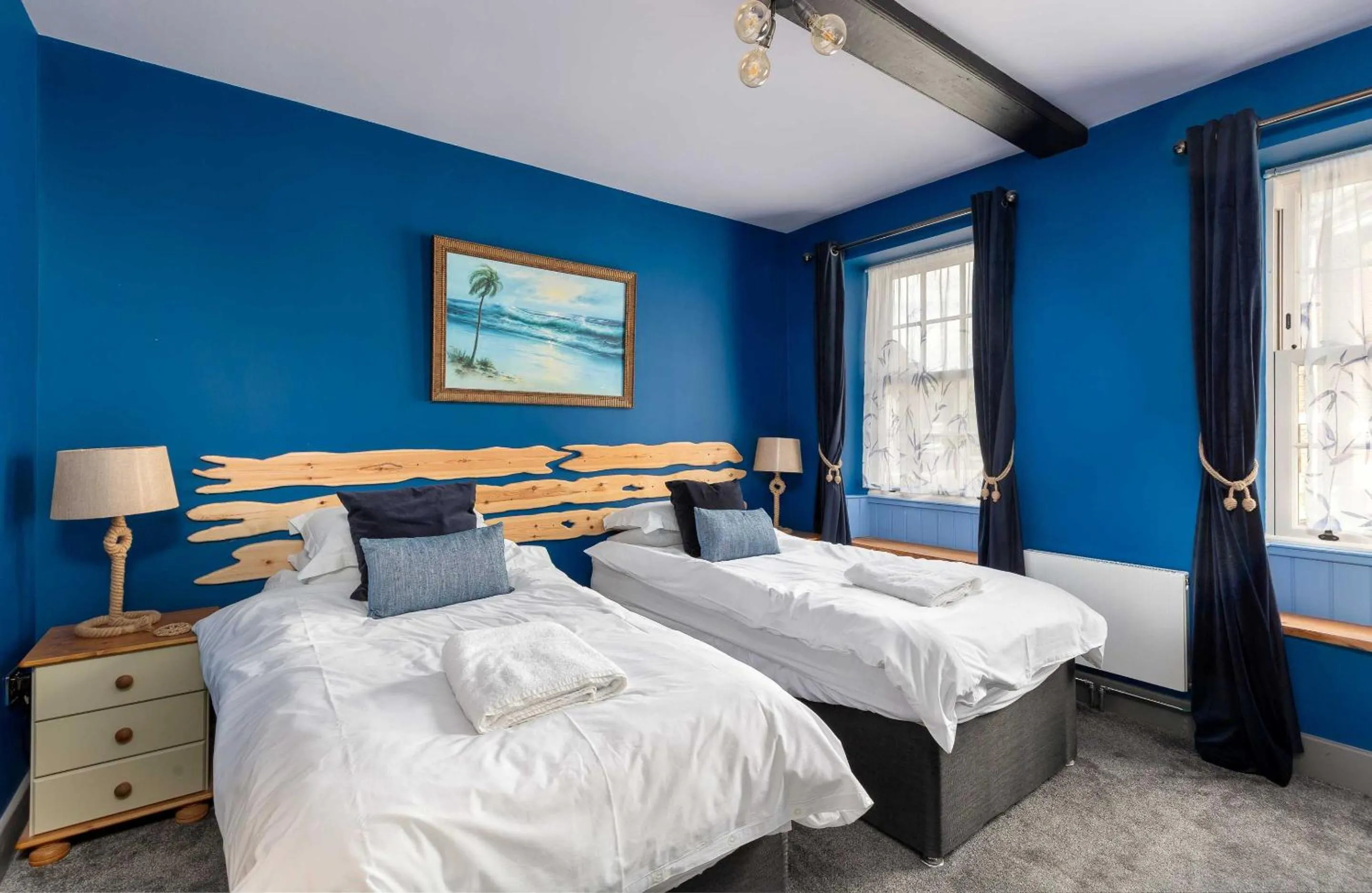 Bedroom, Bed in Jersey Cottage