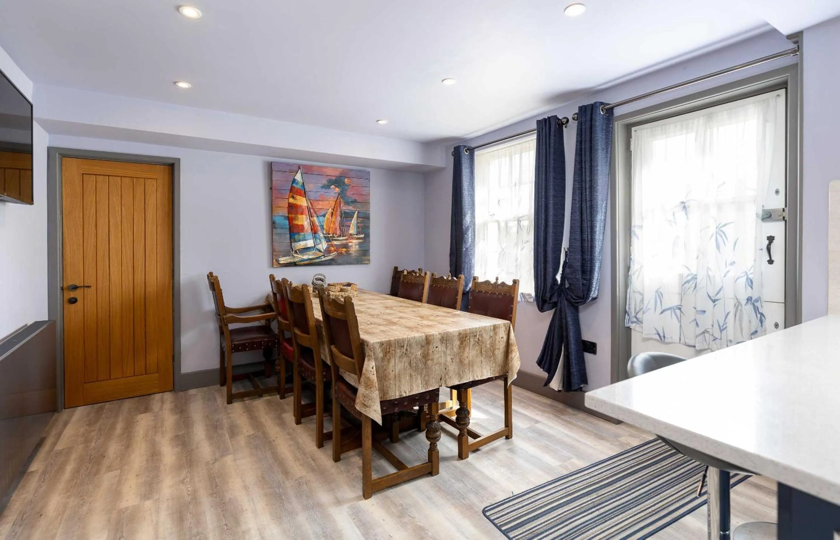 Dining area in Jersey Cottage