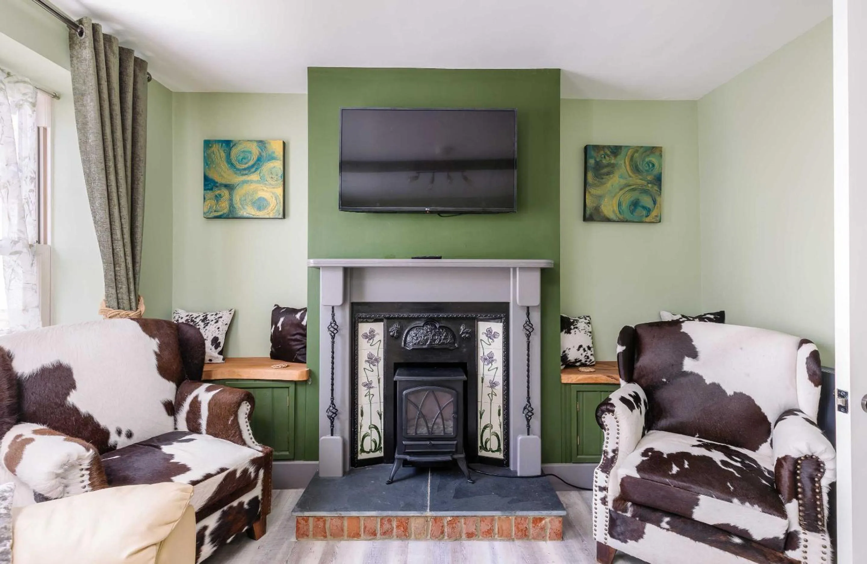 Living room in Jersey Cottage