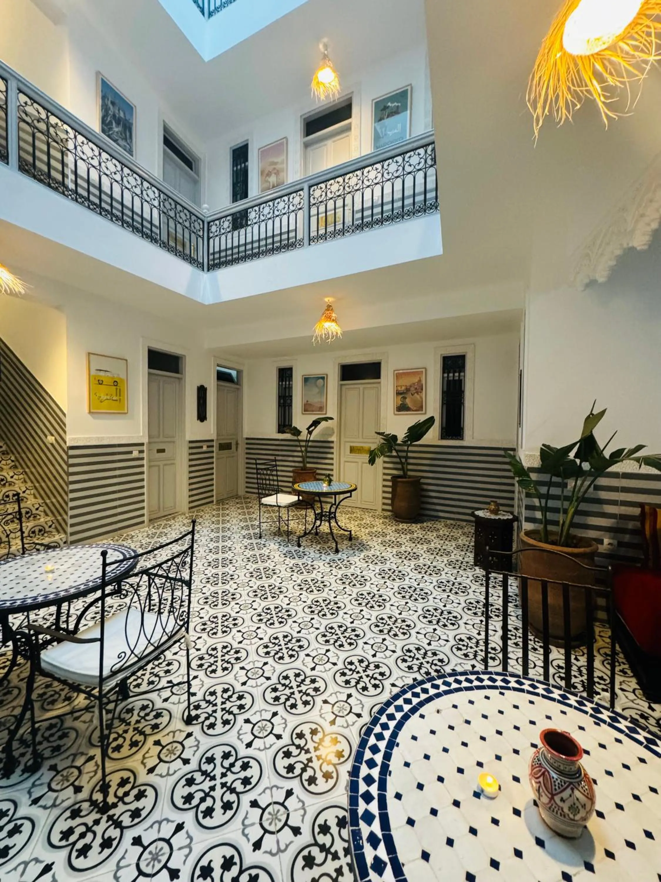 Lobby or reception in Riad Allal