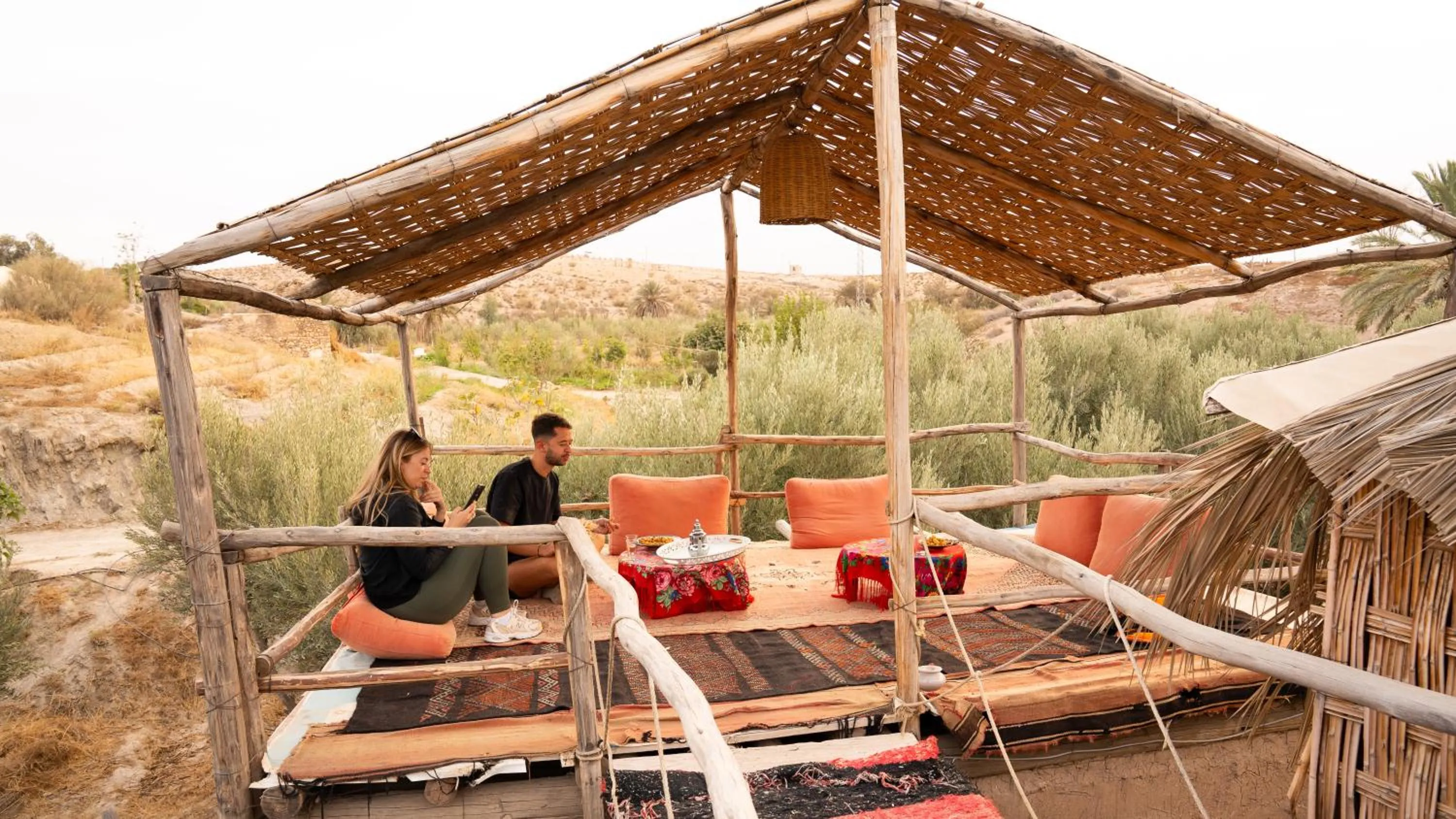 group of guests in Riad Allal