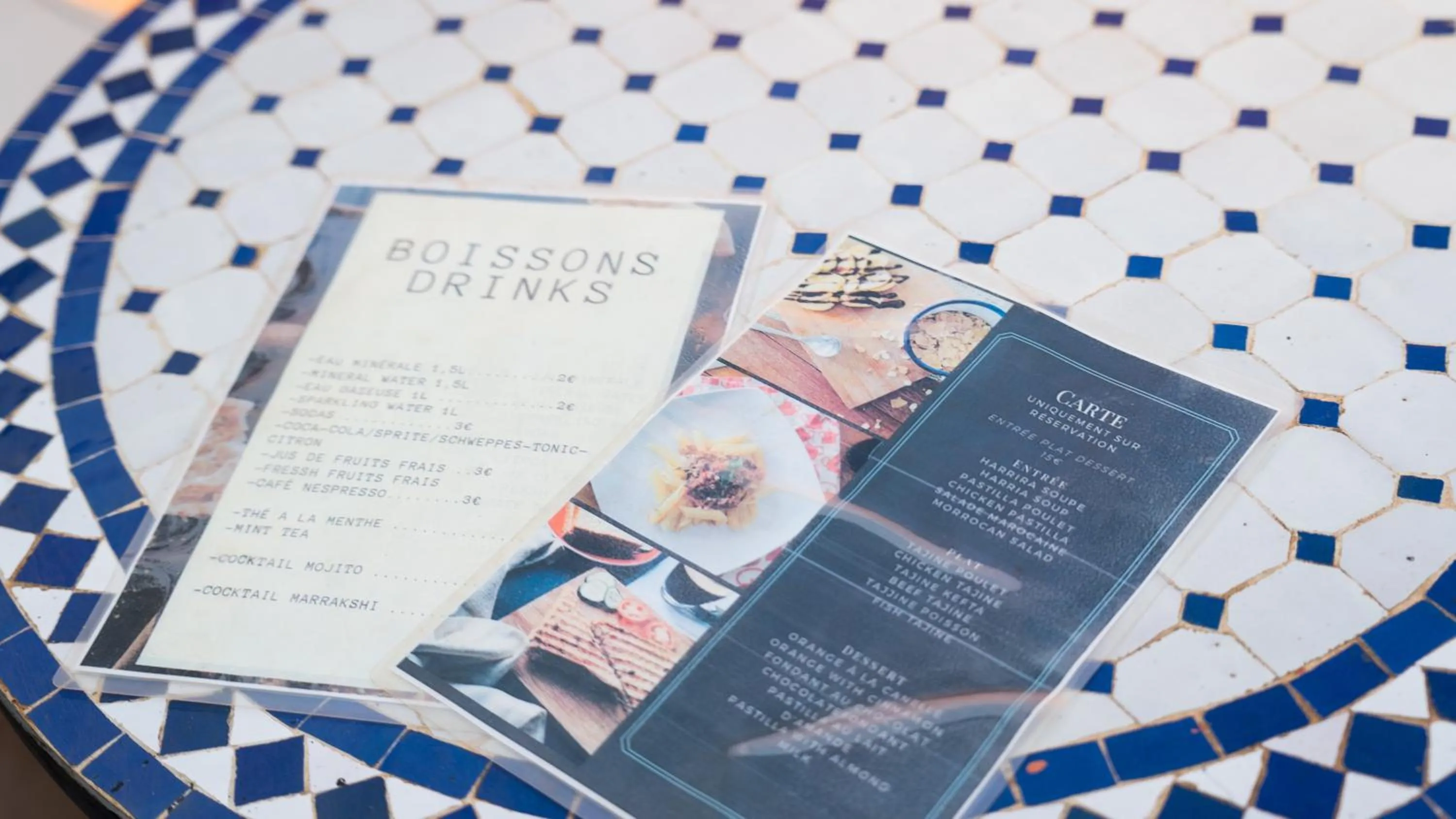 Food and drinks in Riad Allal