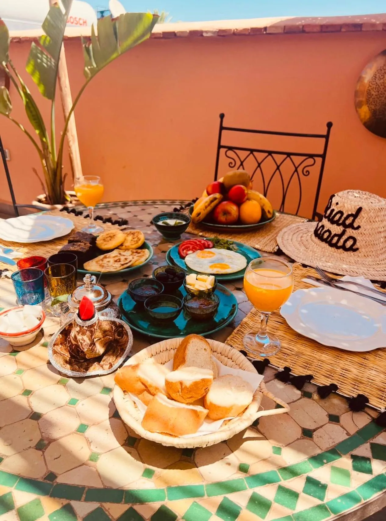 Breakfast in Riad Allal