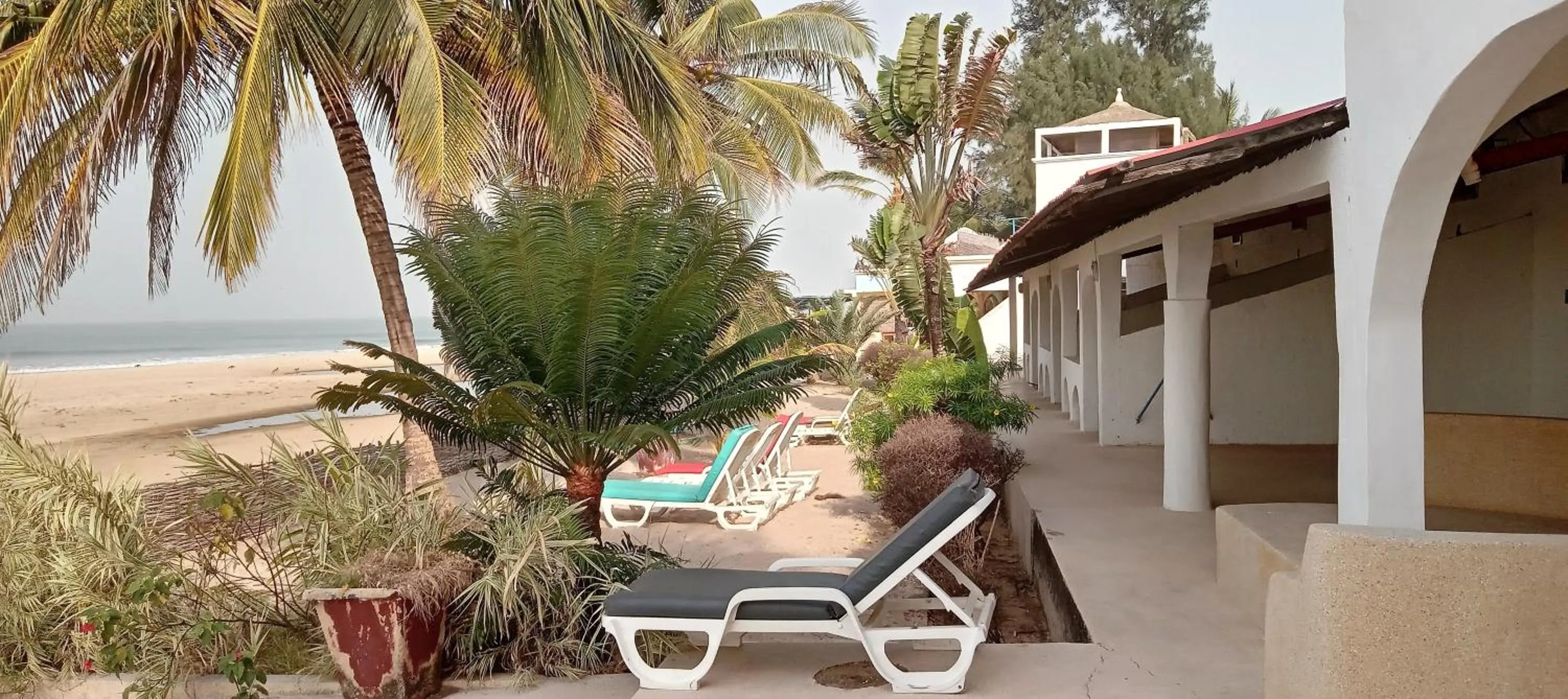 Garden in HOTEL DU BAR DE LA MER CAP SKIRRiNG