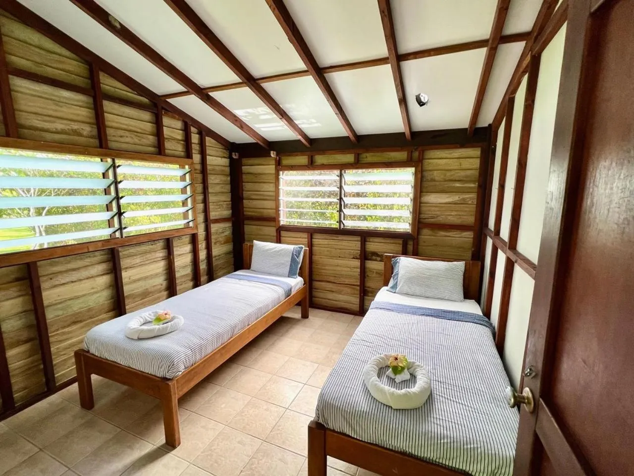 Bed in Freshwater Plantation Farm Stay