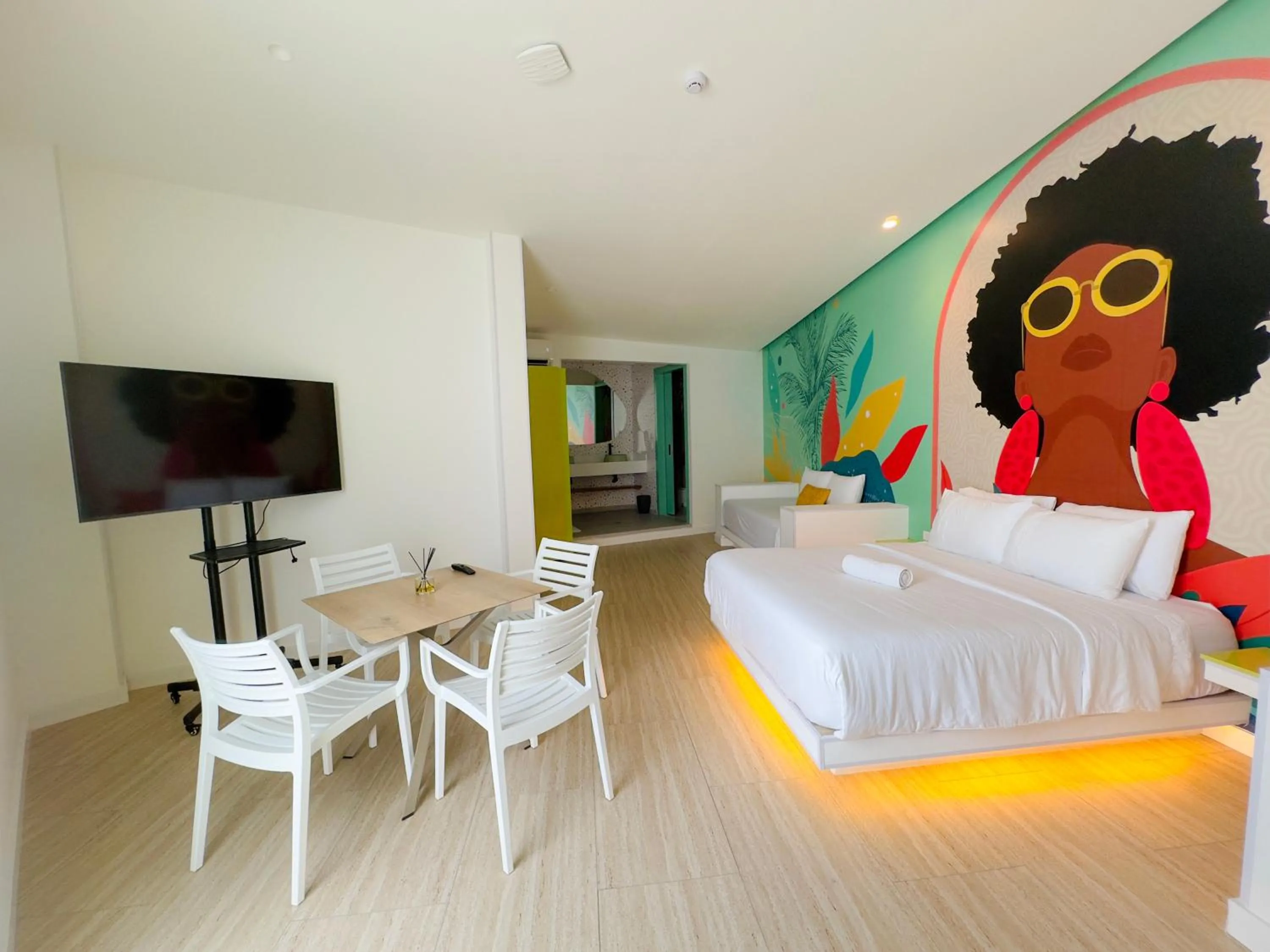 Bed in Hotel Nomadic Design