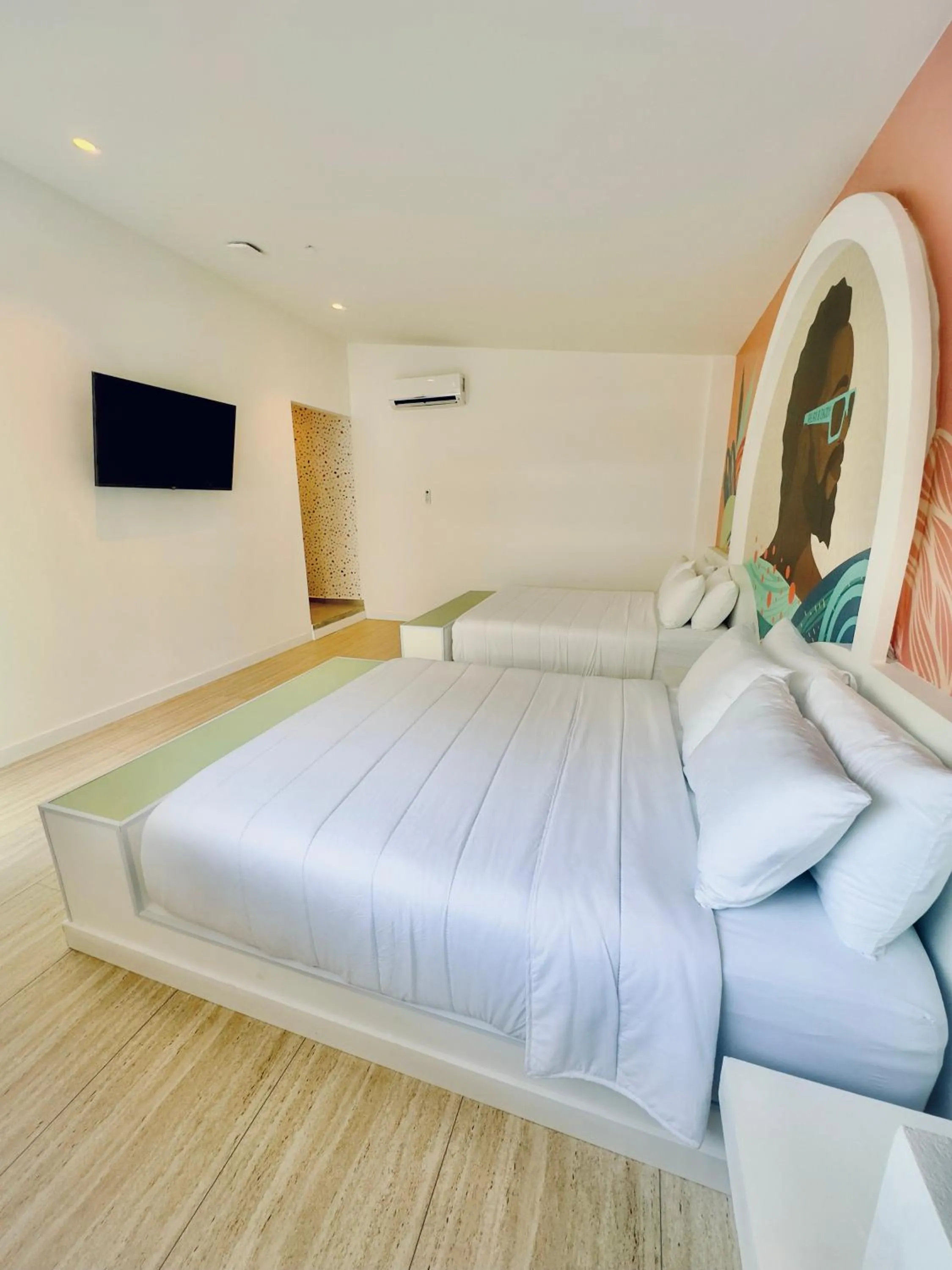 Bed in Hotel Nomadic Design