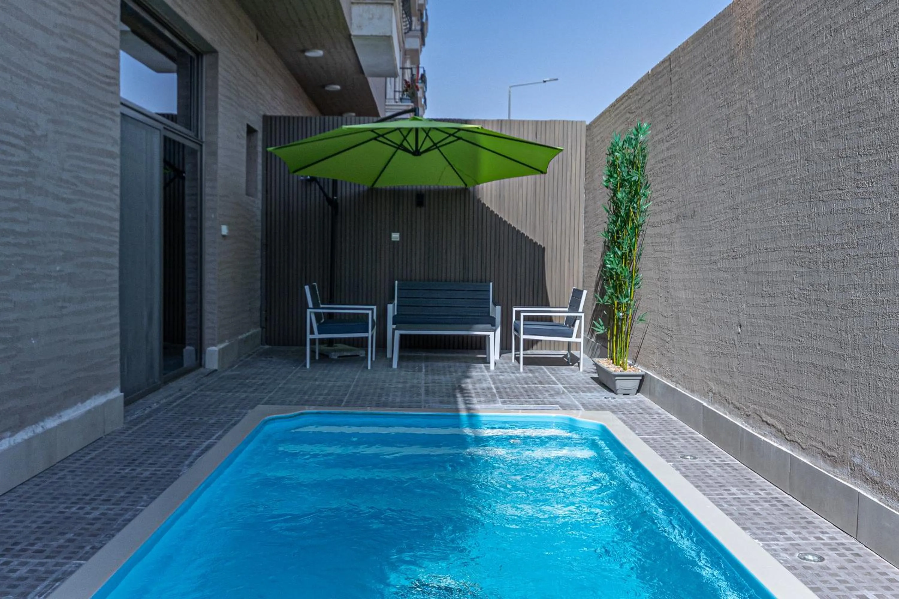 Pool view in Land Walk Hotel Al Taawun Riyadh