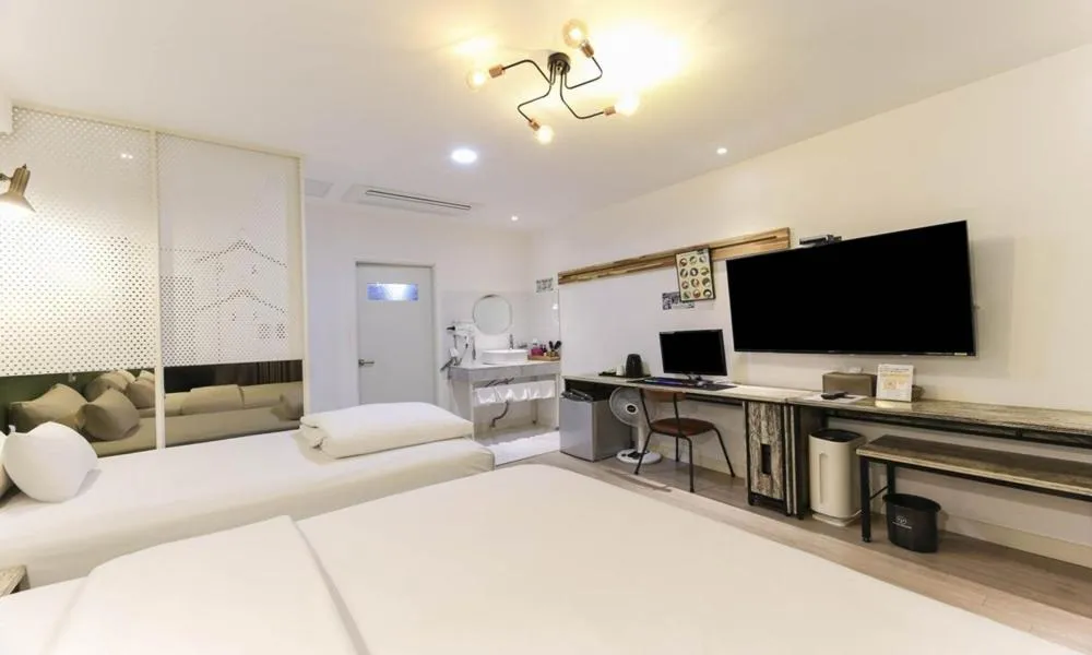 Bed in Hotel Yeogieutte Dongdaegu