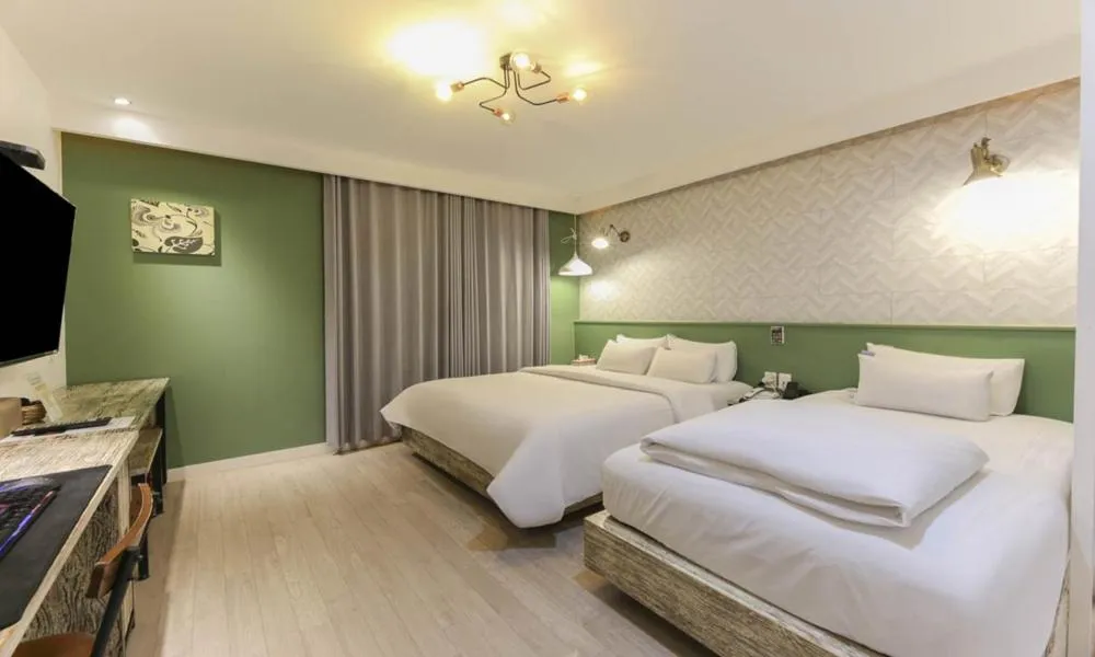 Bed in Hotel Yeogieutte Dongdaegu