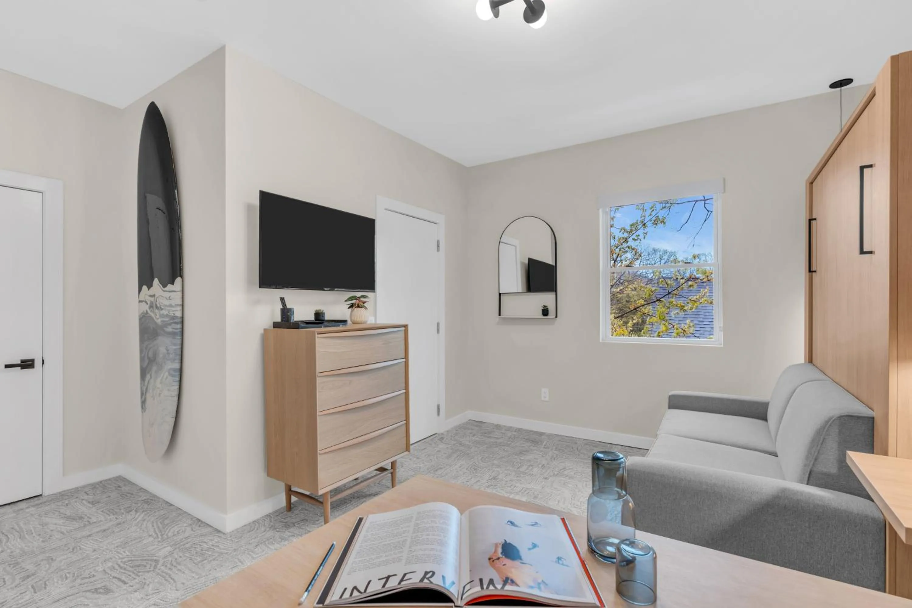 Seating area in The St Laurent Guest Rooms
