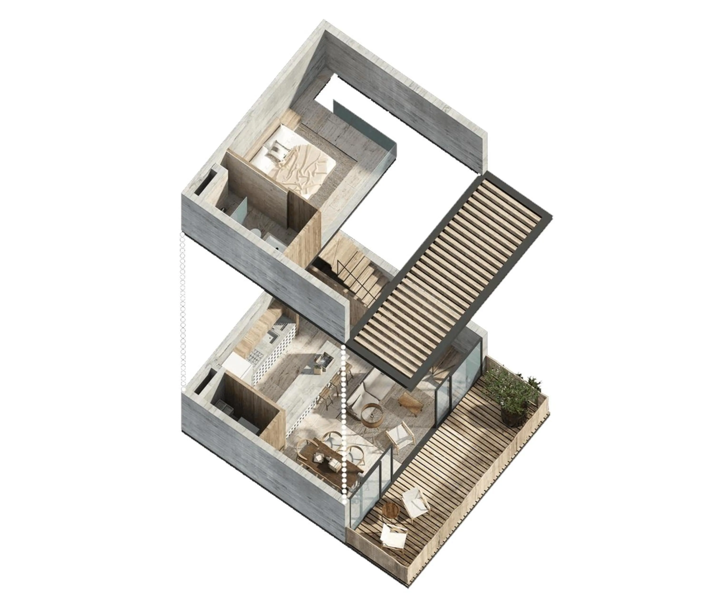 Floor plan in Incredible 1BR Swim Up with Private Cenote and Big Gym