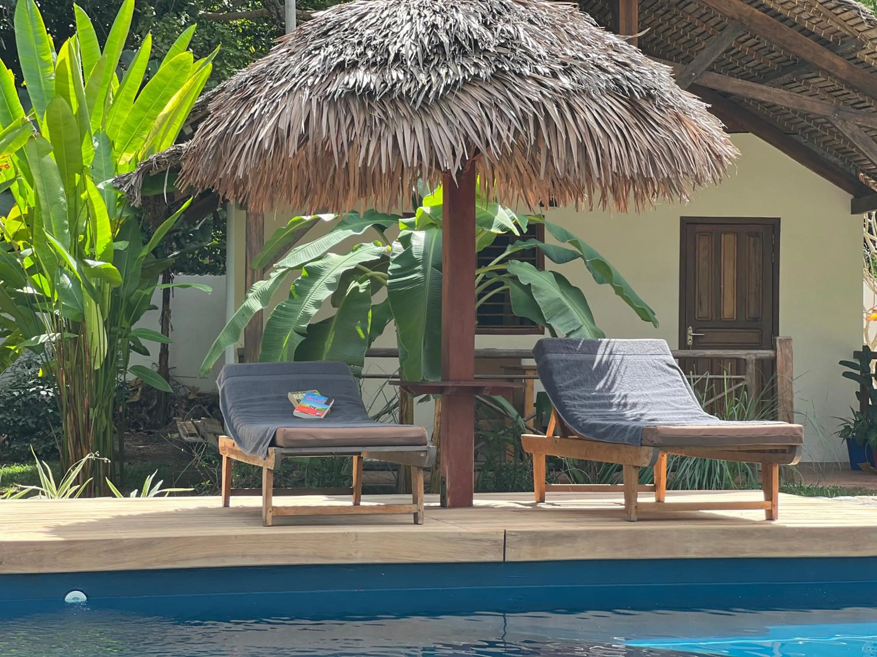 Swimming pool in NatShi Lodge