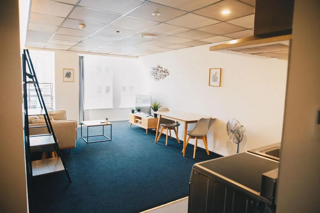 Living room in Liberty Apartment Hotel