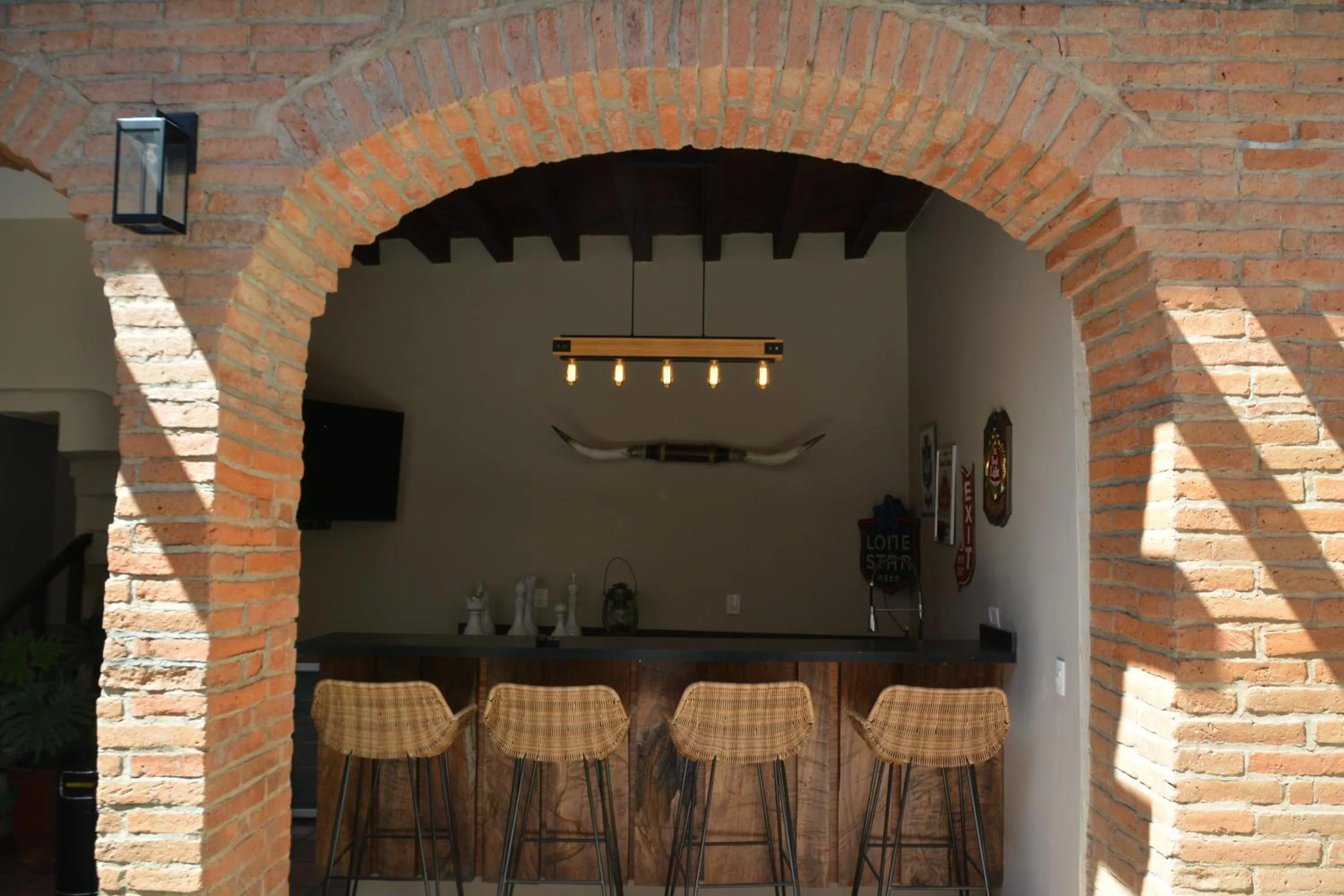 Lounge or bar in Casa Angeles Mascota