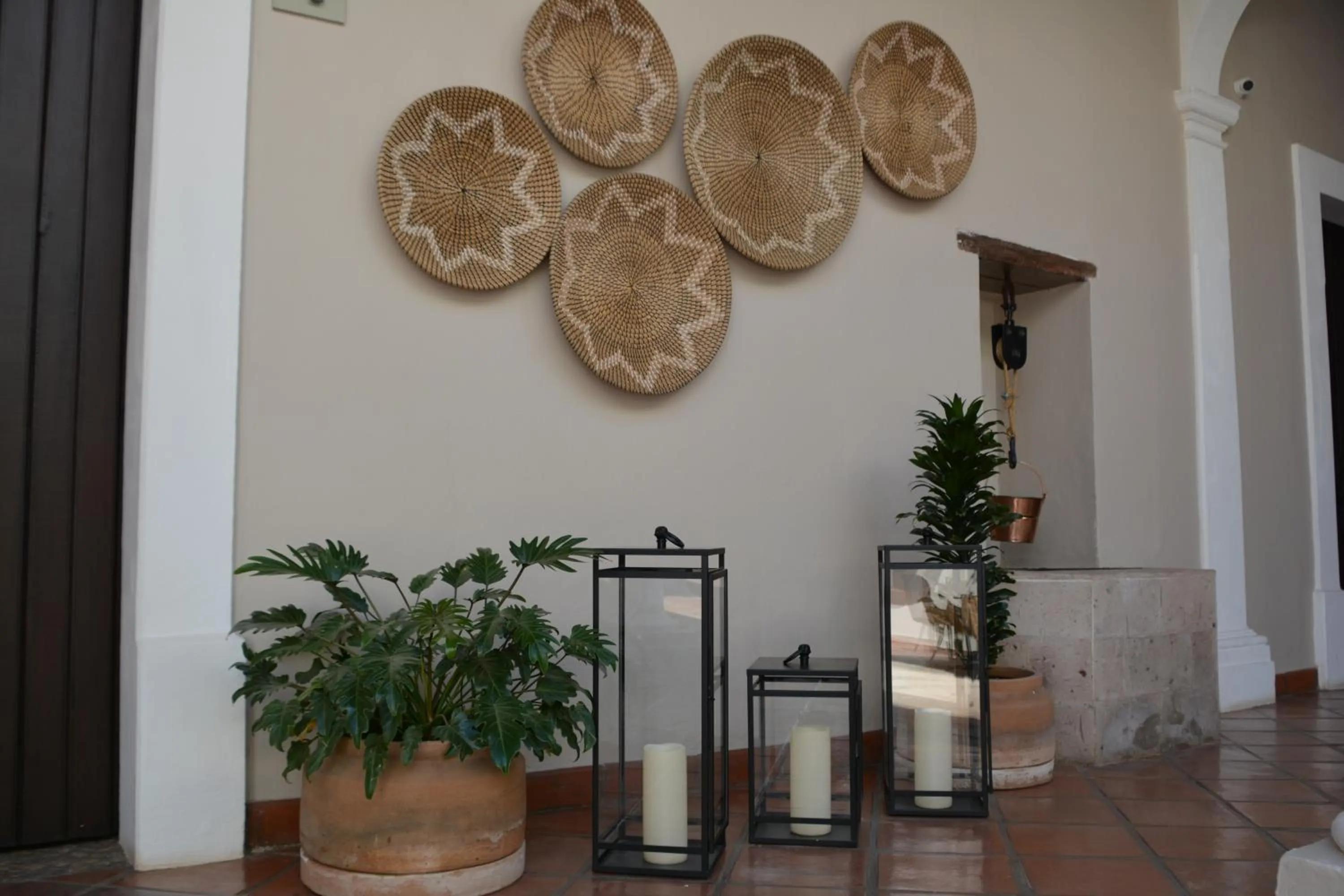 Decorative detail in Casa Angeles Mascota