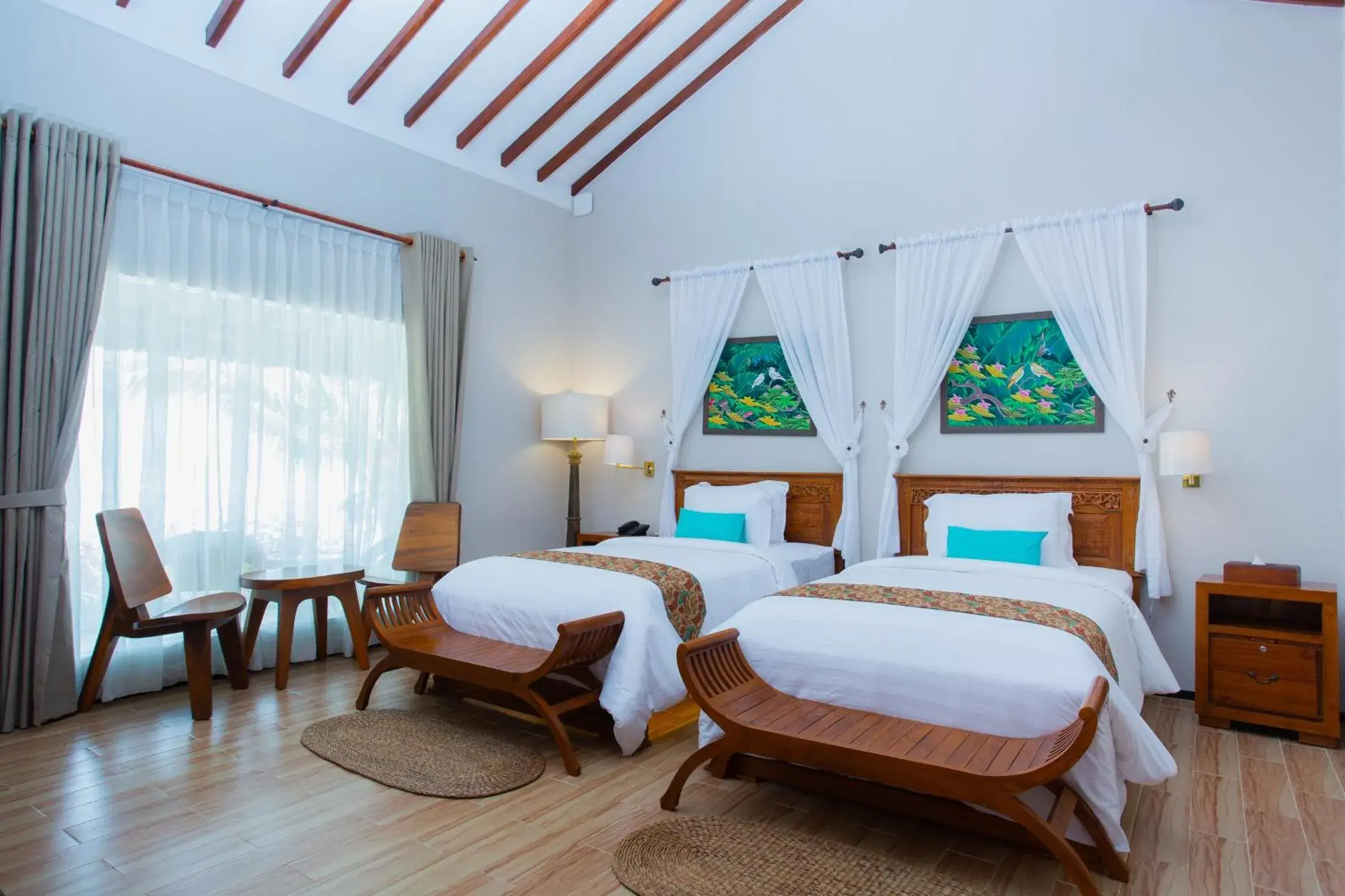 Twin Room with Garden View in Bintan Exotica Resort By Waringin Hospitality Twin Room with Garden View in Bintan Exotica Resort By Waringin Hospitality