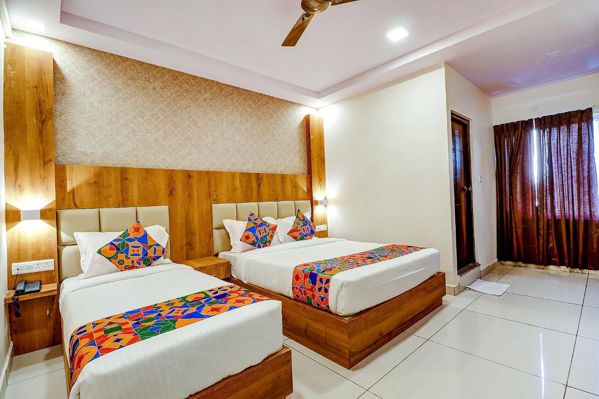 Bed in FabHotel Rotano Grand - Nr Marathahalli Bridge