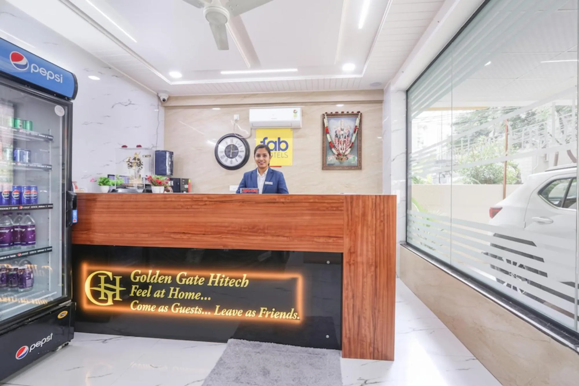 Lobby or reception in FabHotel Golden Hitech - Nr Hitech City