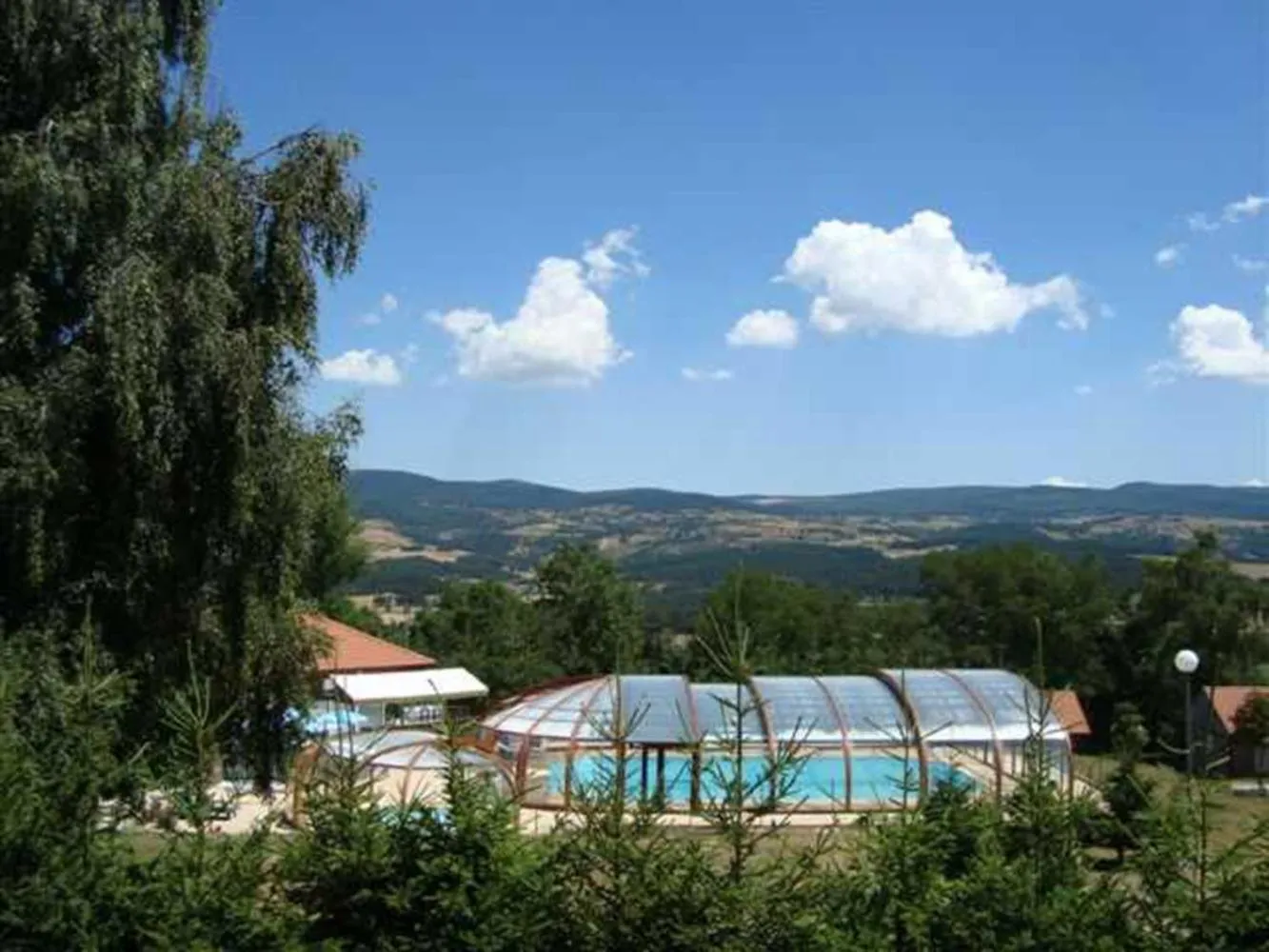 Swimming pool in Les Chalets de la MARGERIDE