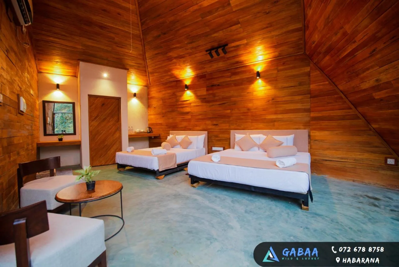 Bed in Gabaa Resort & Spa - Habarana
