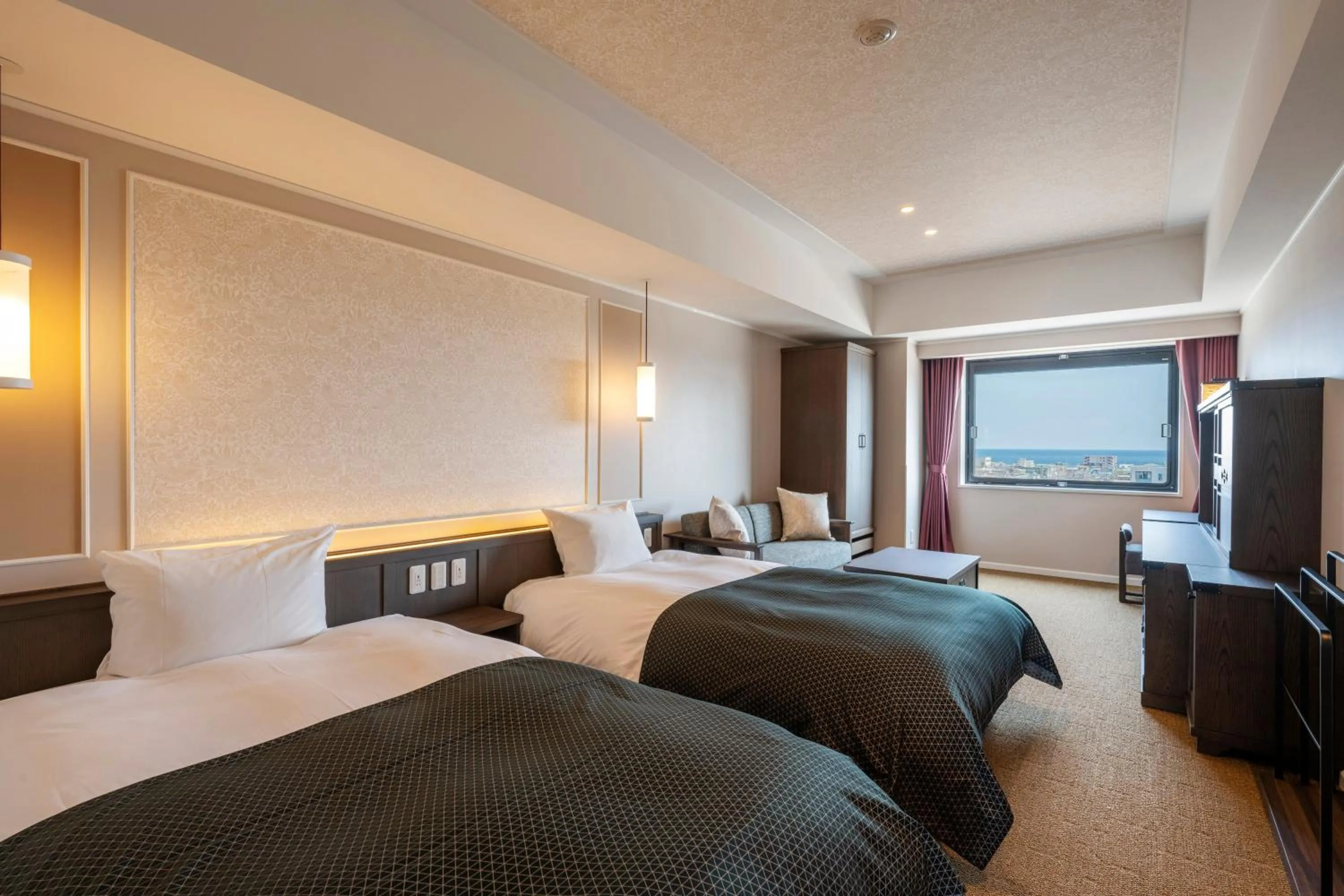 Photo of the whole room, Bed in La Vista Hakodate Bay Annex