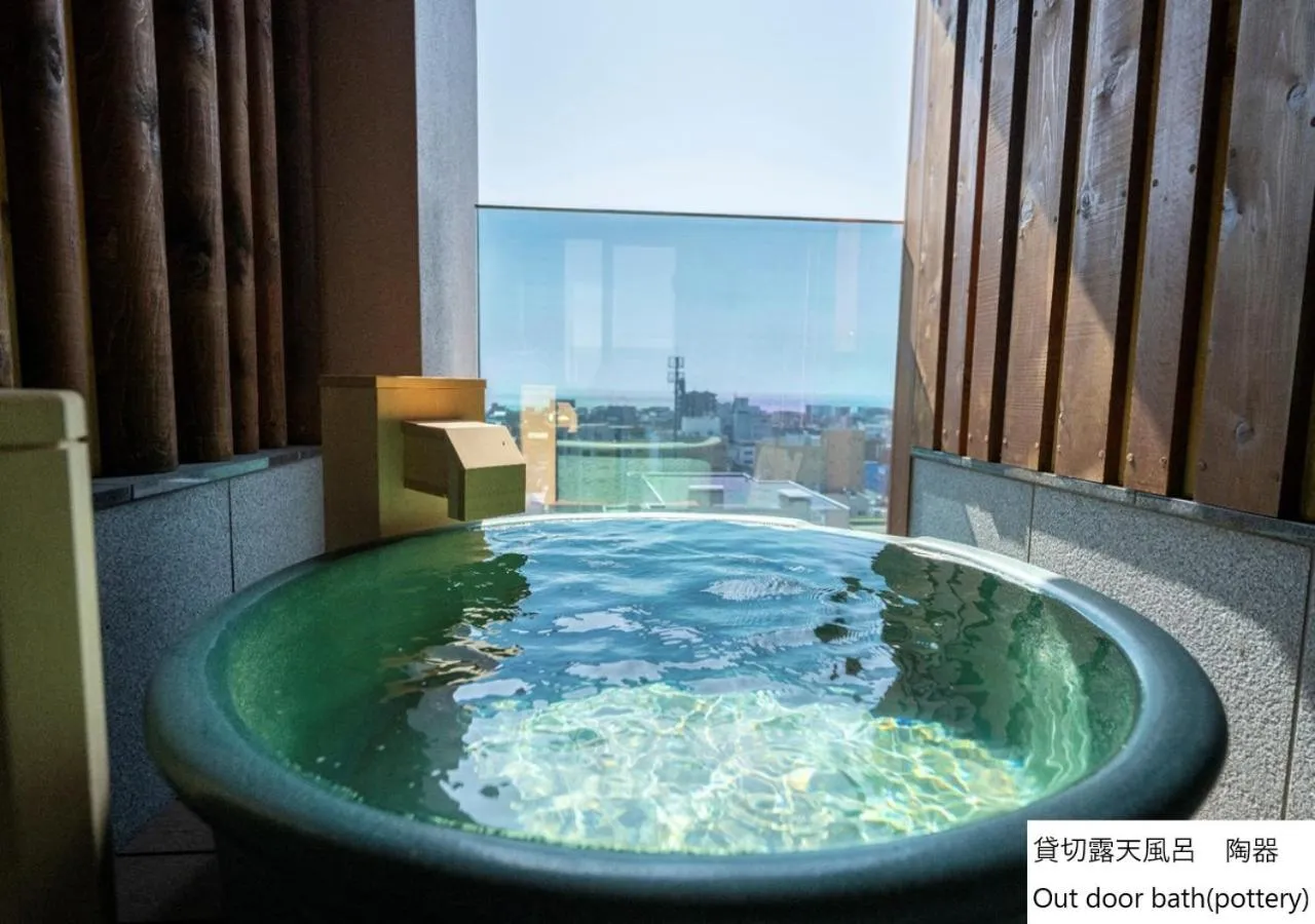 Open Air Bath in La Vista Hakodate Bay Annex